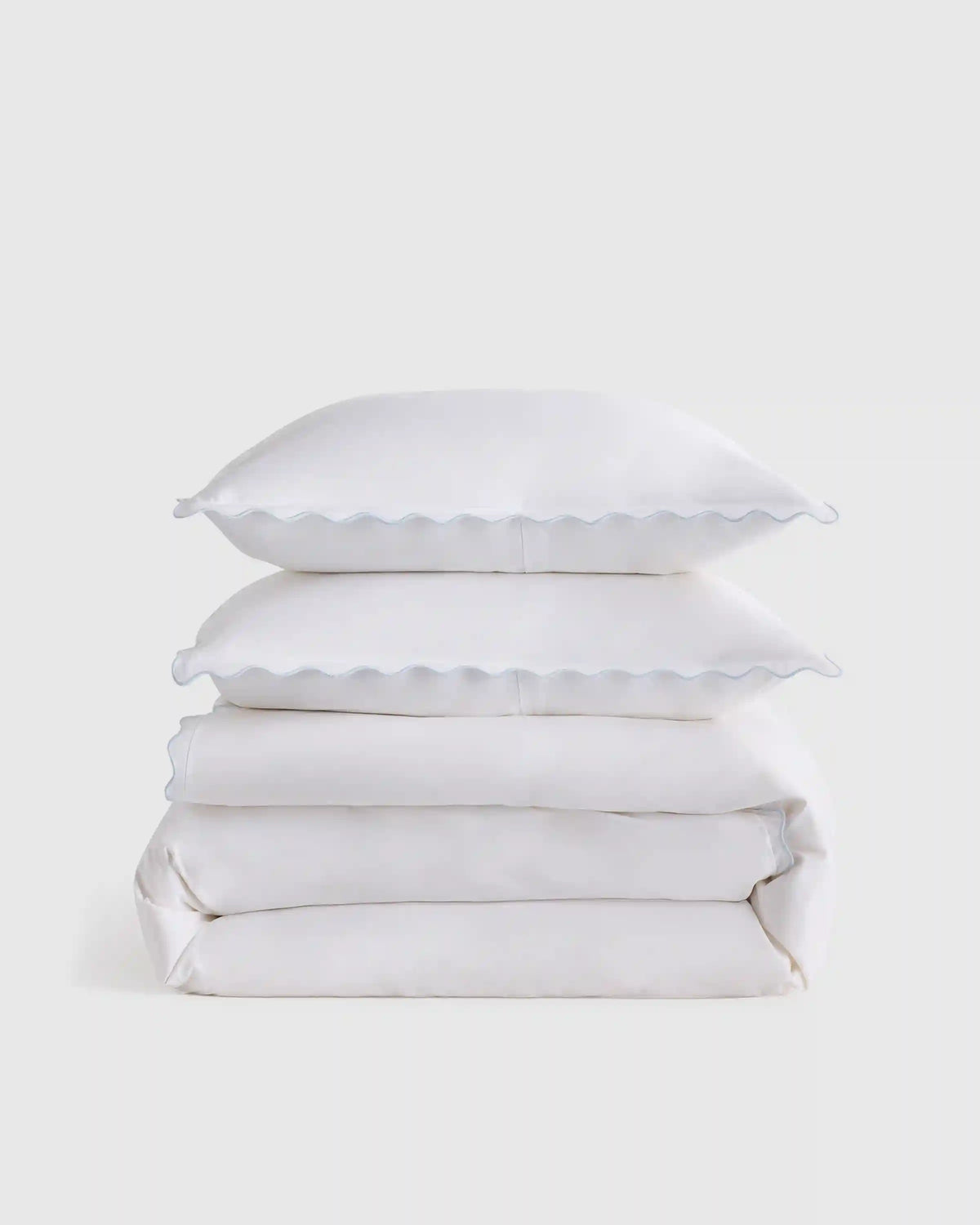 Organic Crisp Percale Duvet Cover Set