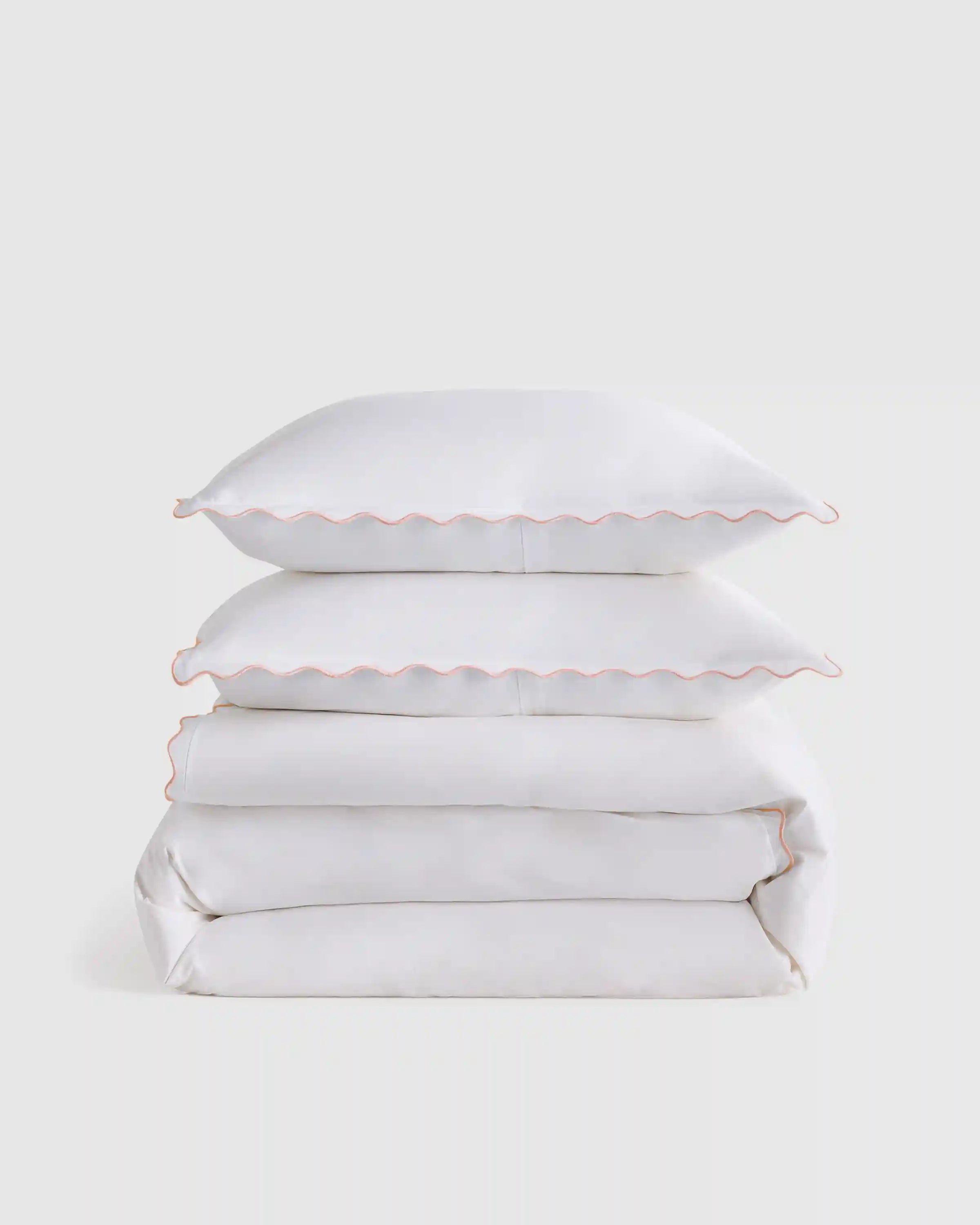 Organic Crisp Percale Duvet Cover Set