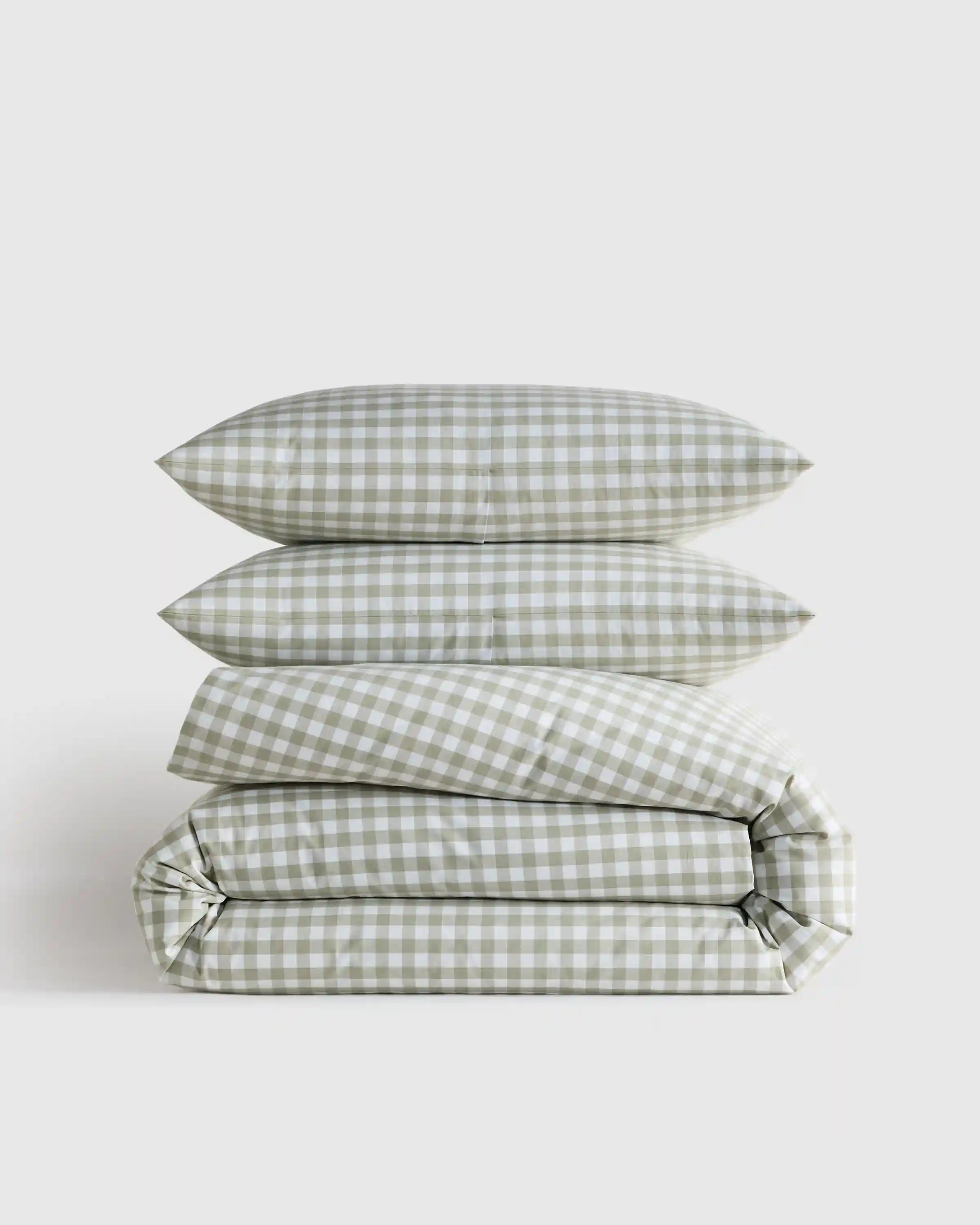 Organic Crisp Percale Duvet Cover Set