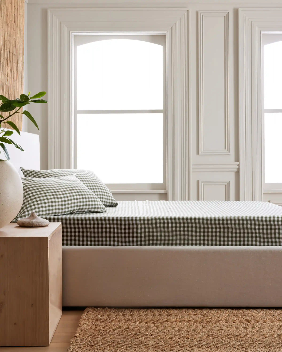 European Linen Fitted Sheet Set