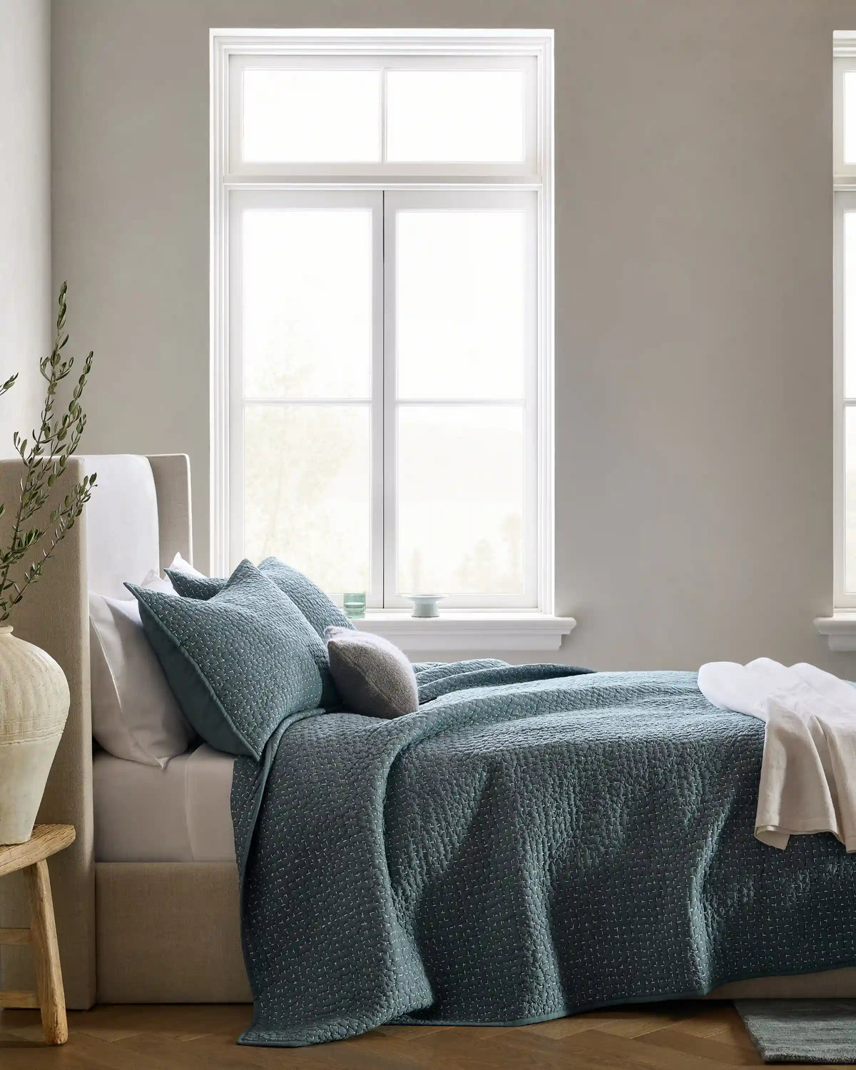 Organic Cotton Hand Stitched Quilt Set