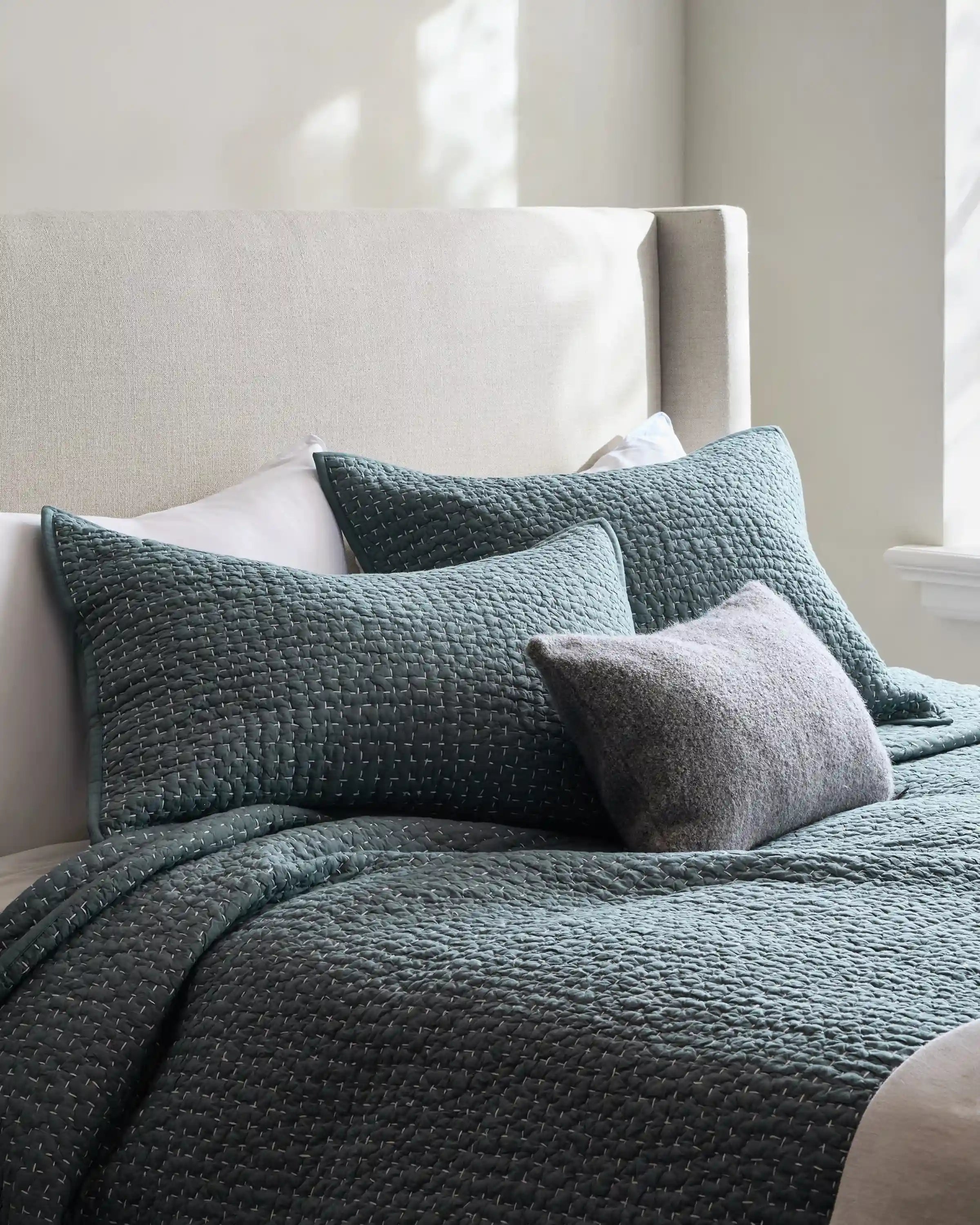 Organic Cotton Hand Stitched Quilt Set