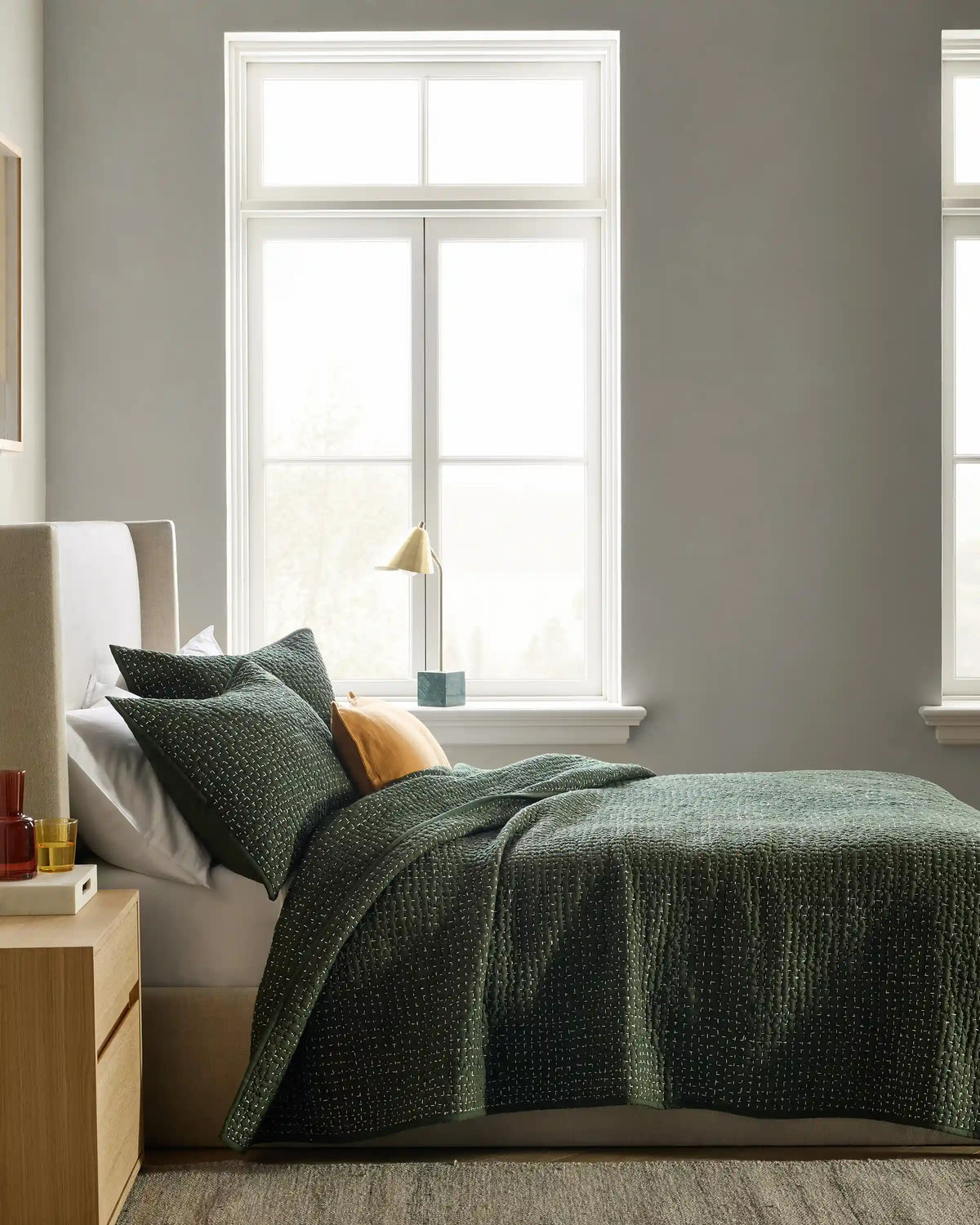 Organic Cotton Hand Stitched Quilt Set