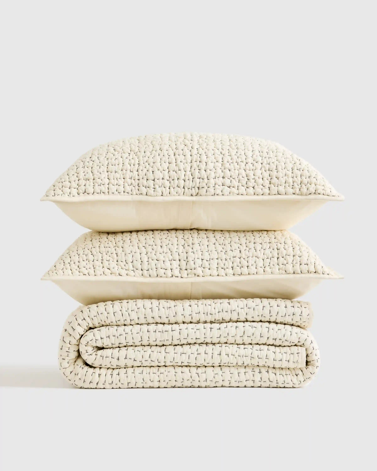 Organic Cotton Hand Stitched Quilt Set