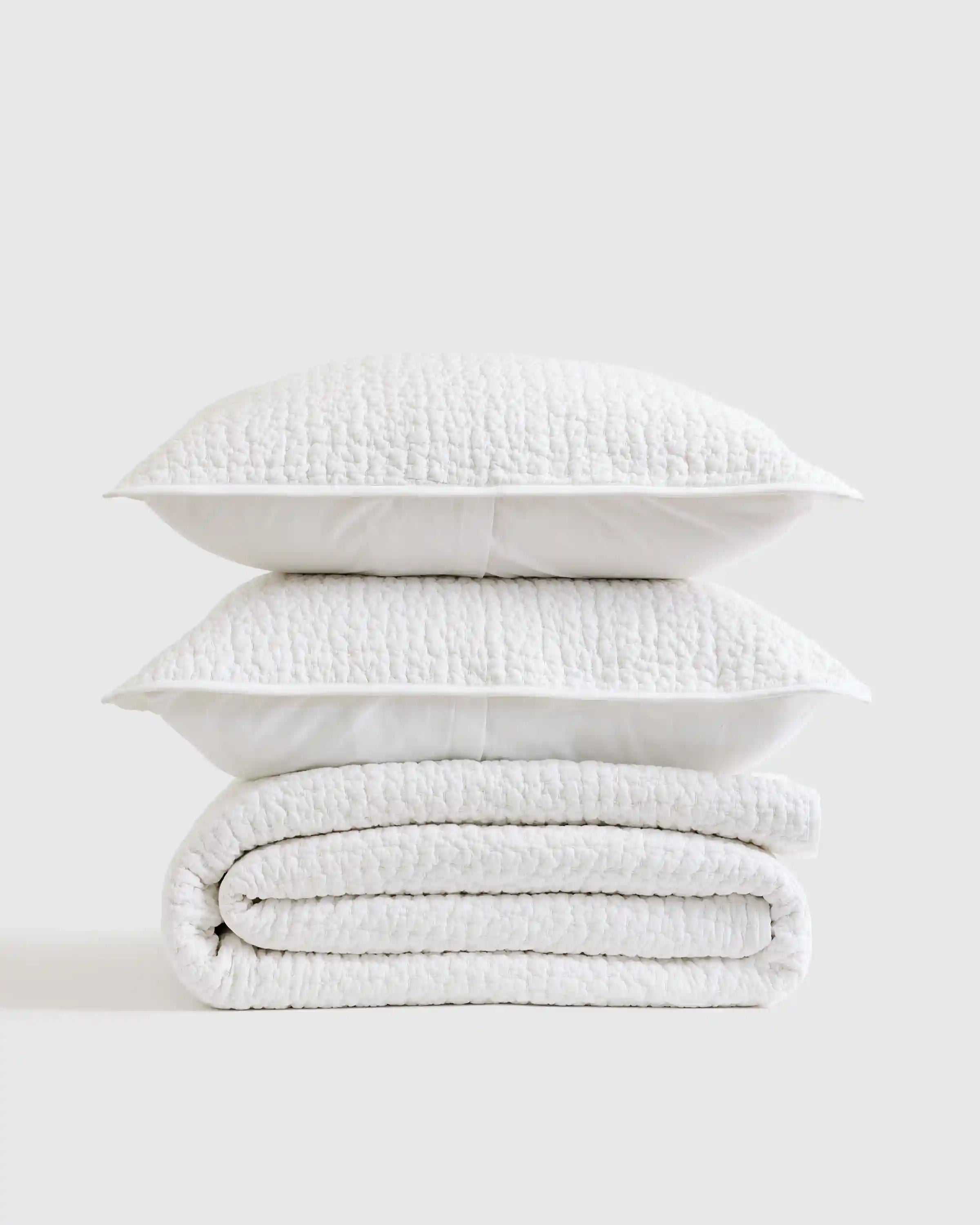 Organic Cotton Hand Stitched Quilt Set