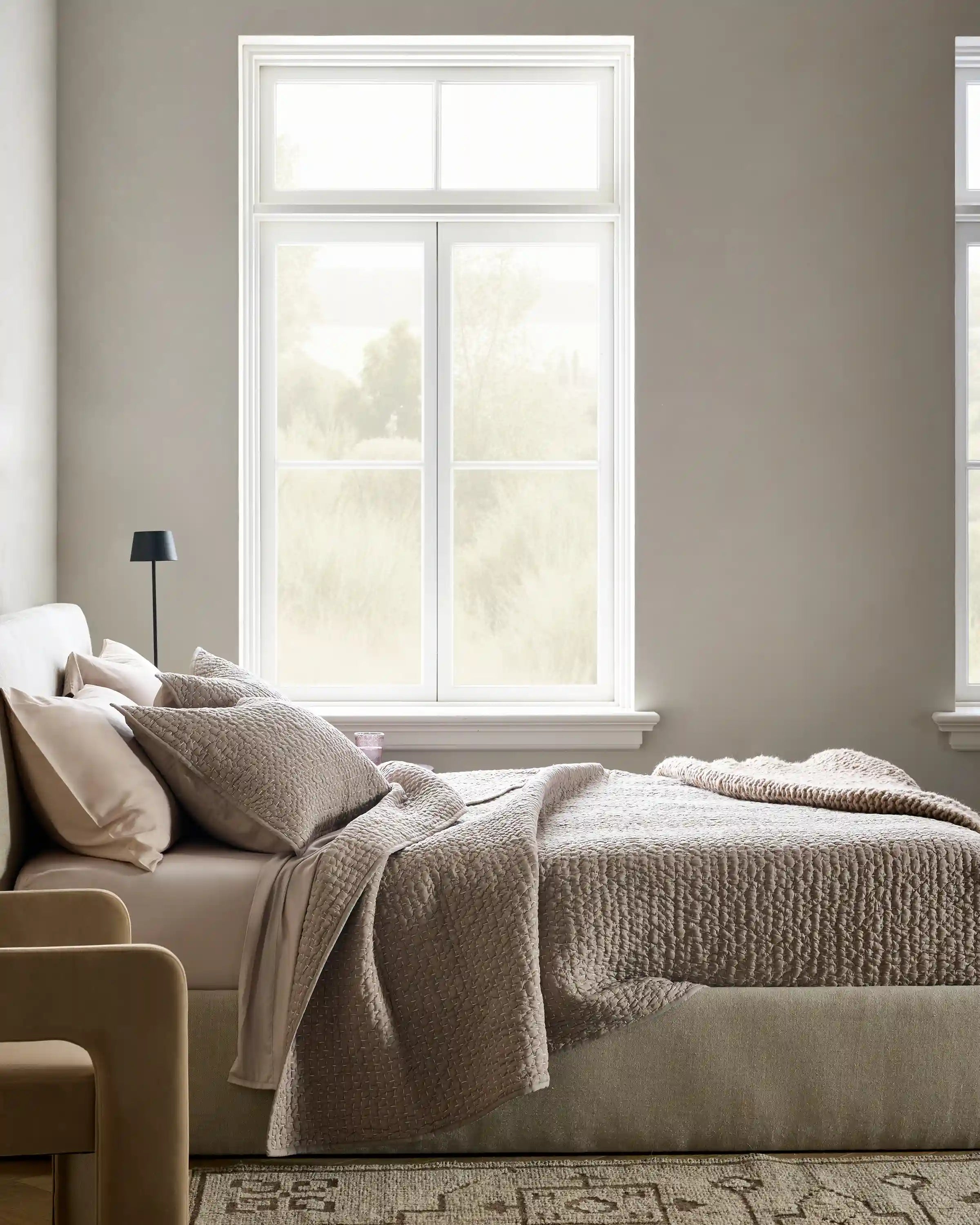 Organic Cotton Hand Stitched Quilt Set