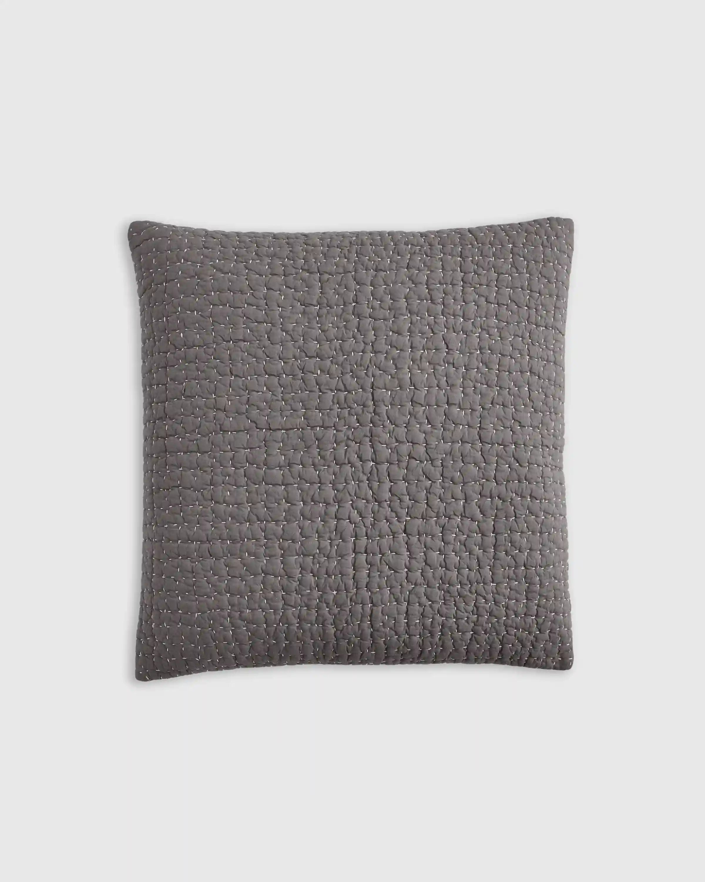 Organic Cotton Hand Stitched Pillow Cover