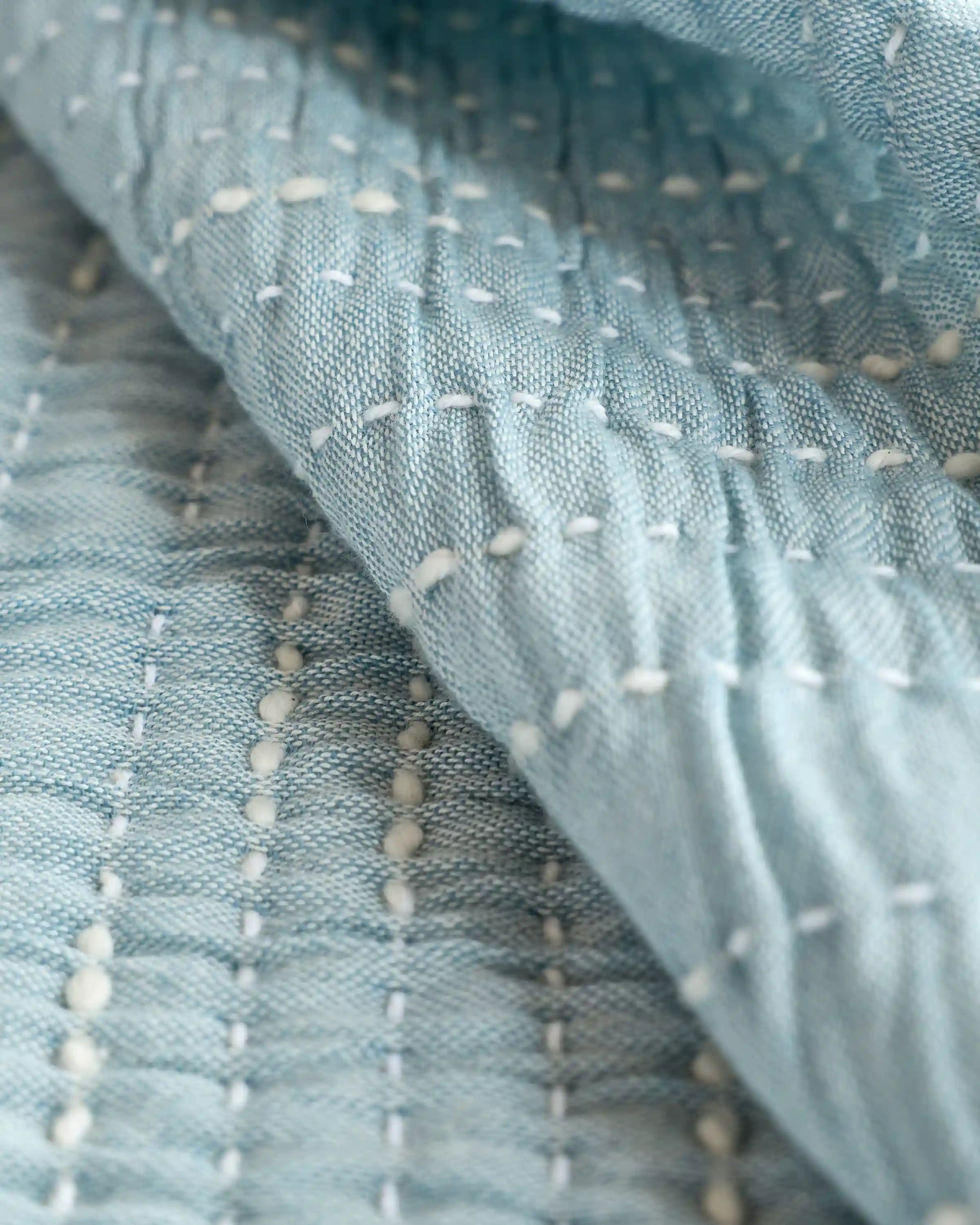 Organic Cotton Channel Stitch Sham Set