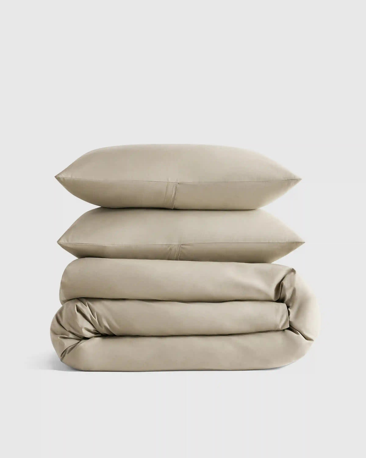 Organic Crisp Percale Duvet Cover Set