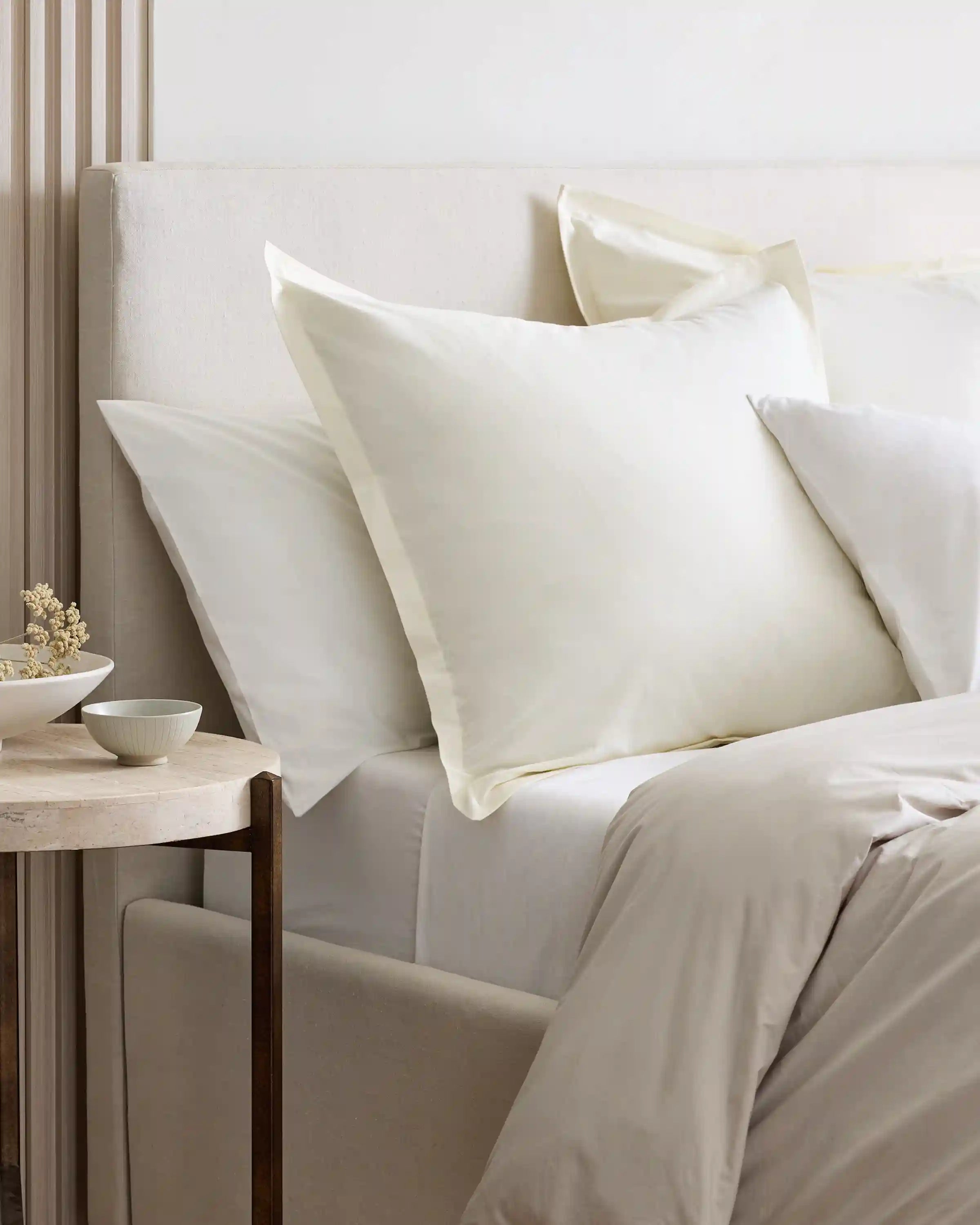 Organic Brushed Cotton Euro Sham