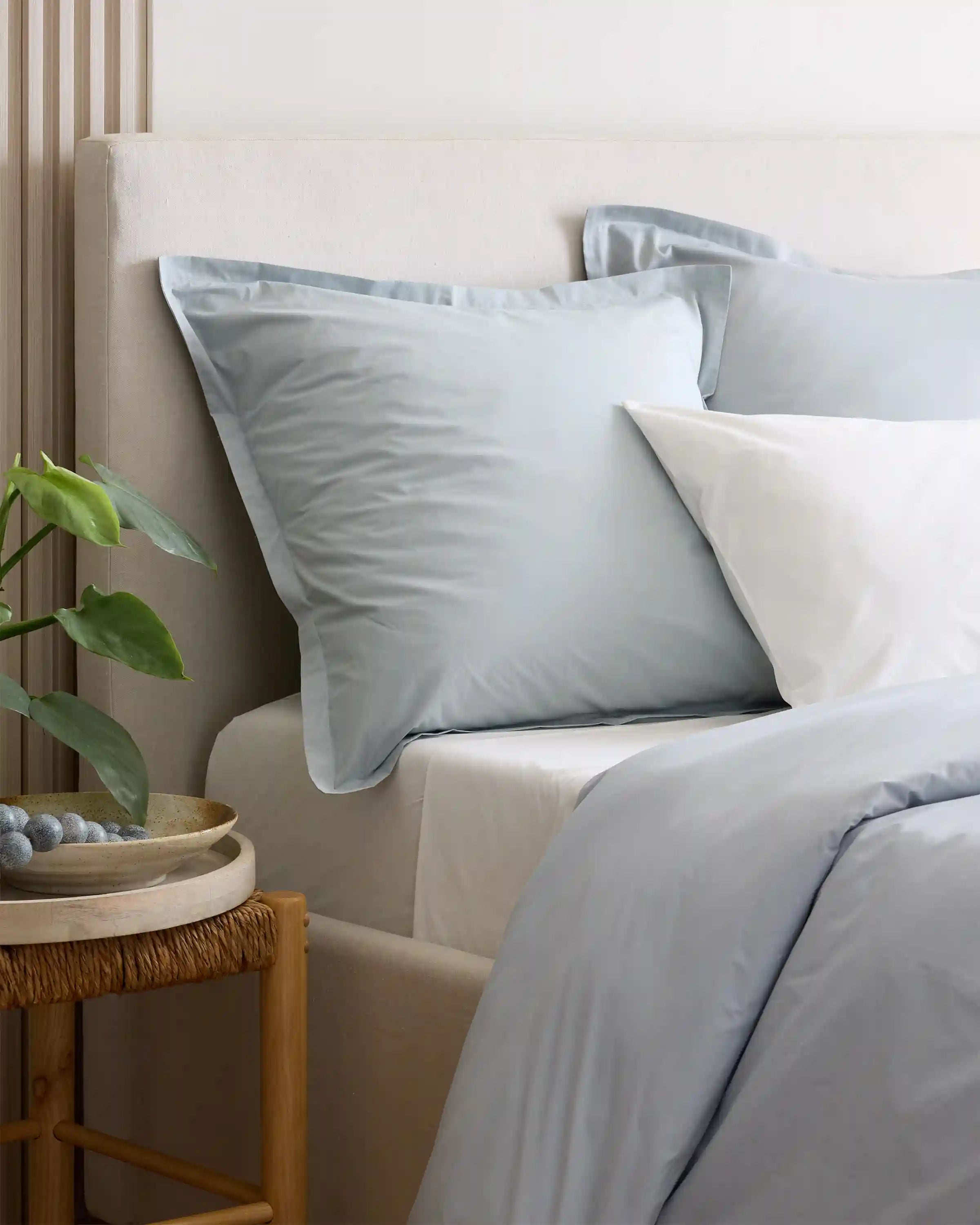 Organic Crisp Percale Euro Sham
