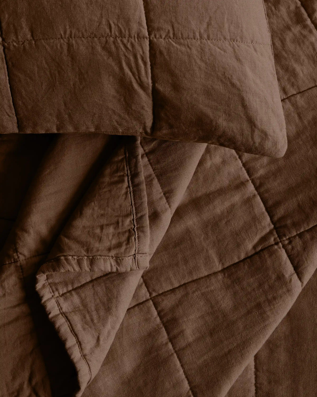 Lightweight European Linen Box Quilt