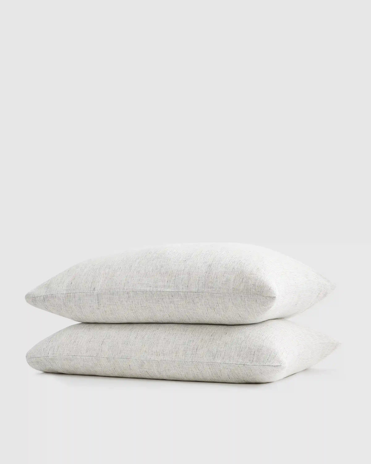 European Linen Stripe Pillowcases Set