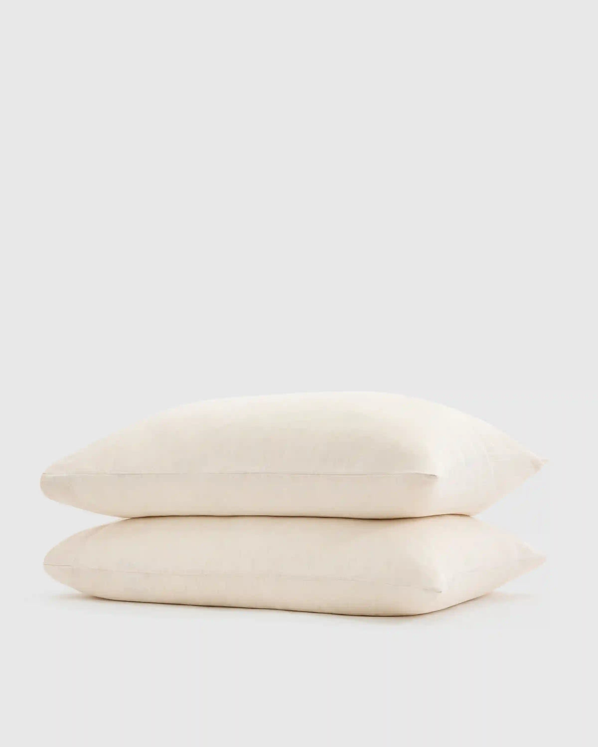 European Linen Stripe Pillowcases Set
