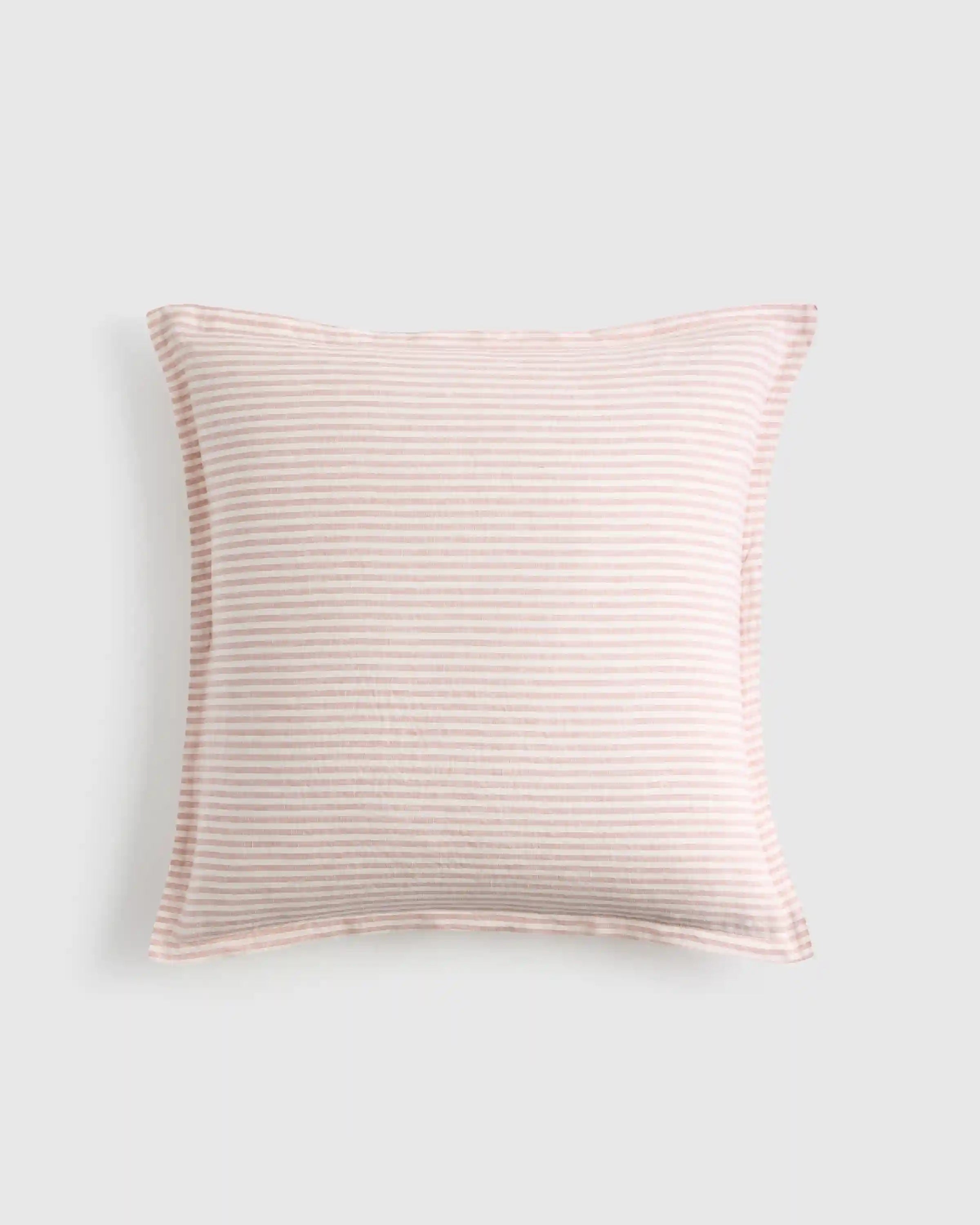 European Linen Stripe Euro Sham