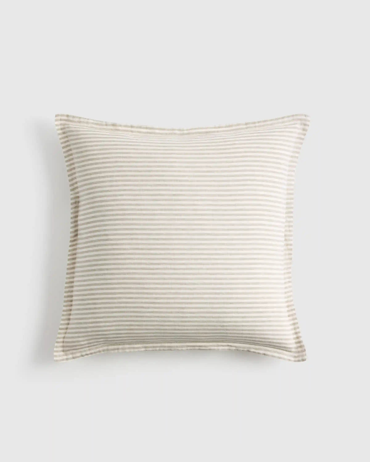 European Linen Stripe Euro Sham