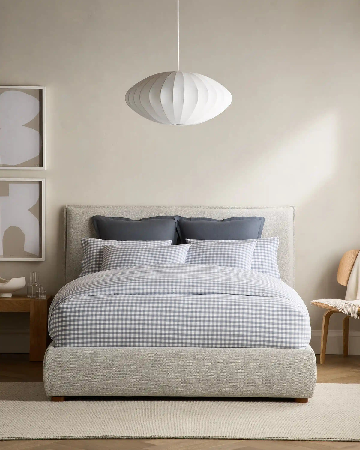 Organic Crisp Percale Duvet Cover Set