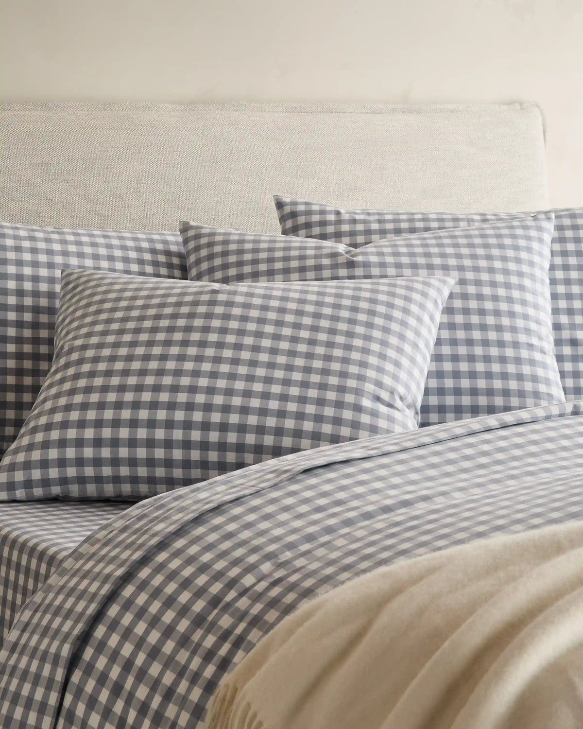 Organic Crisp Percale Duvet Cover Set