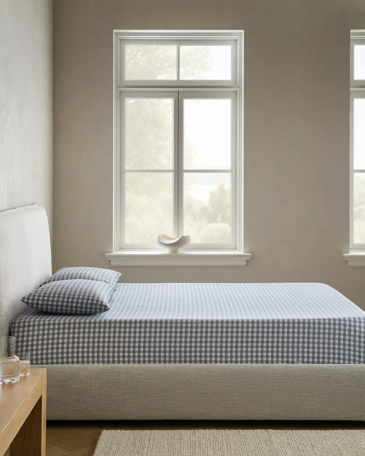 Organic Crisp Percale Fitted Sheet Set