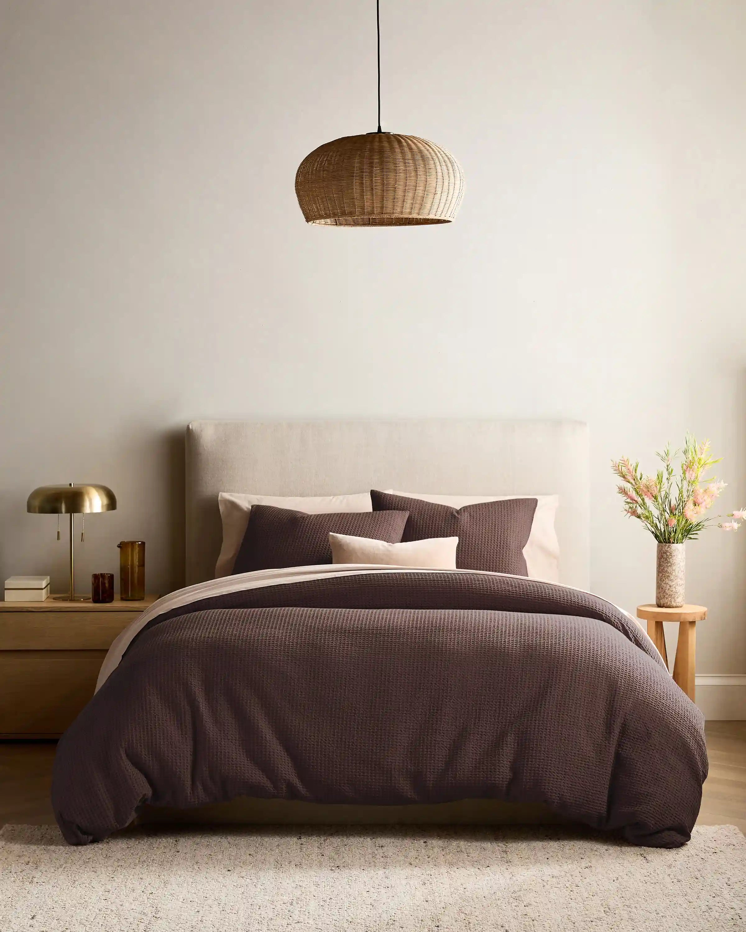 Organic Luxe Honeycomb Duvet Cover Set