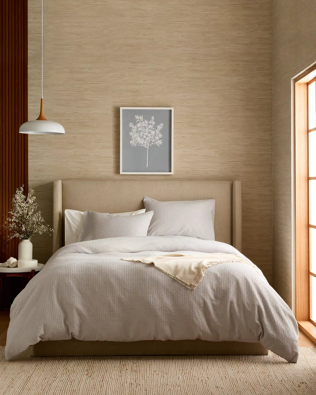 Organic Luxe Honeycomb Duvet Cover Set
