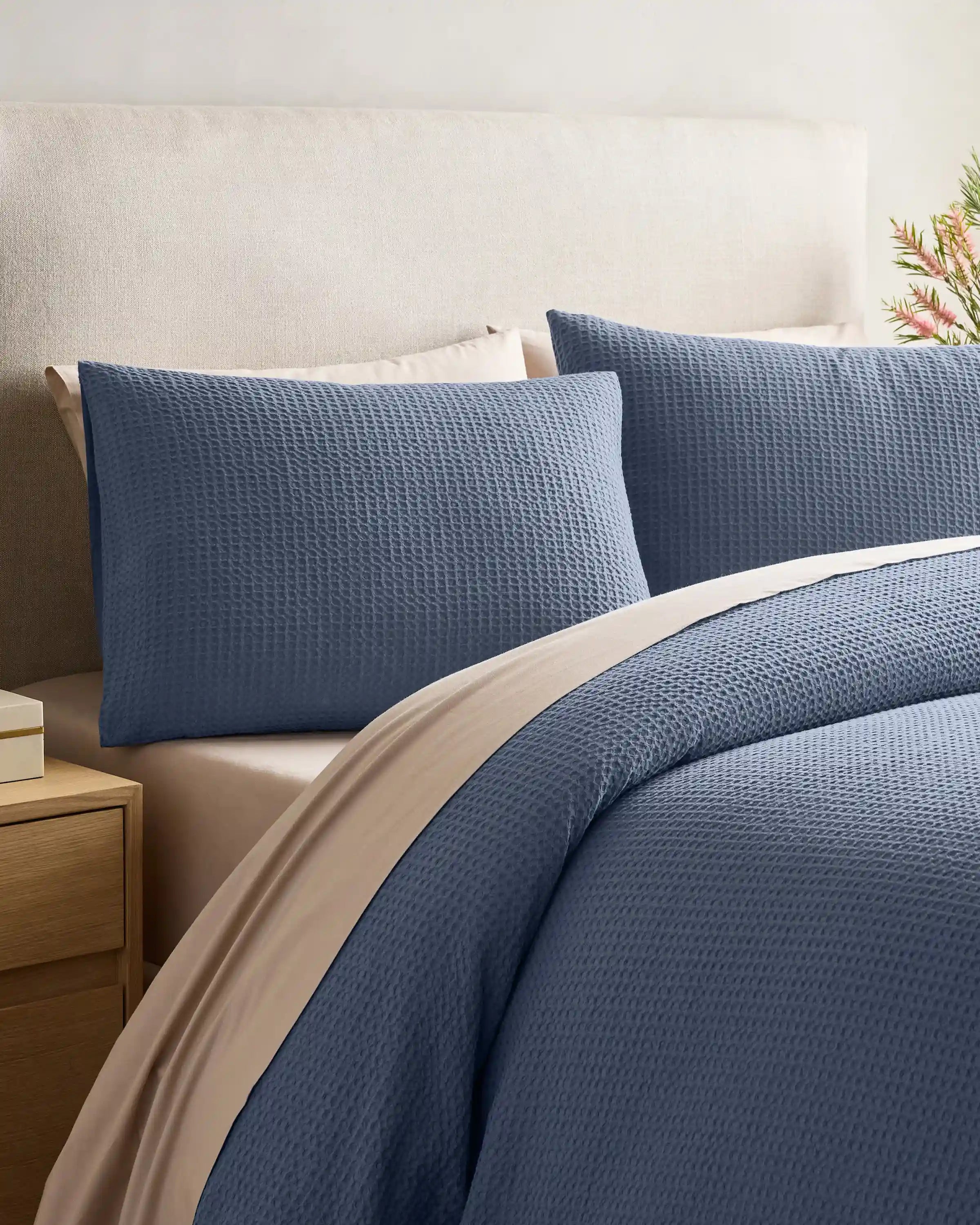 Organic Luxe Honeycomb Duvet Cover Set