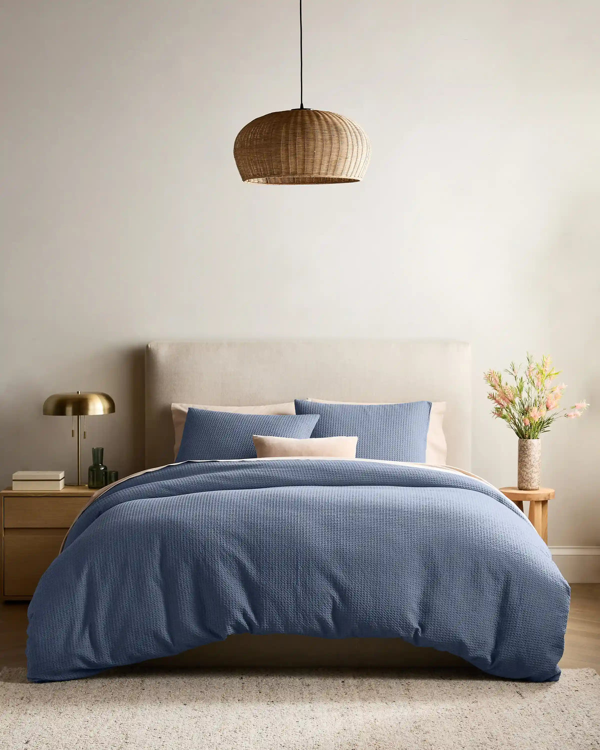 Organic Luxe Honeycomb Duvet Cover Set