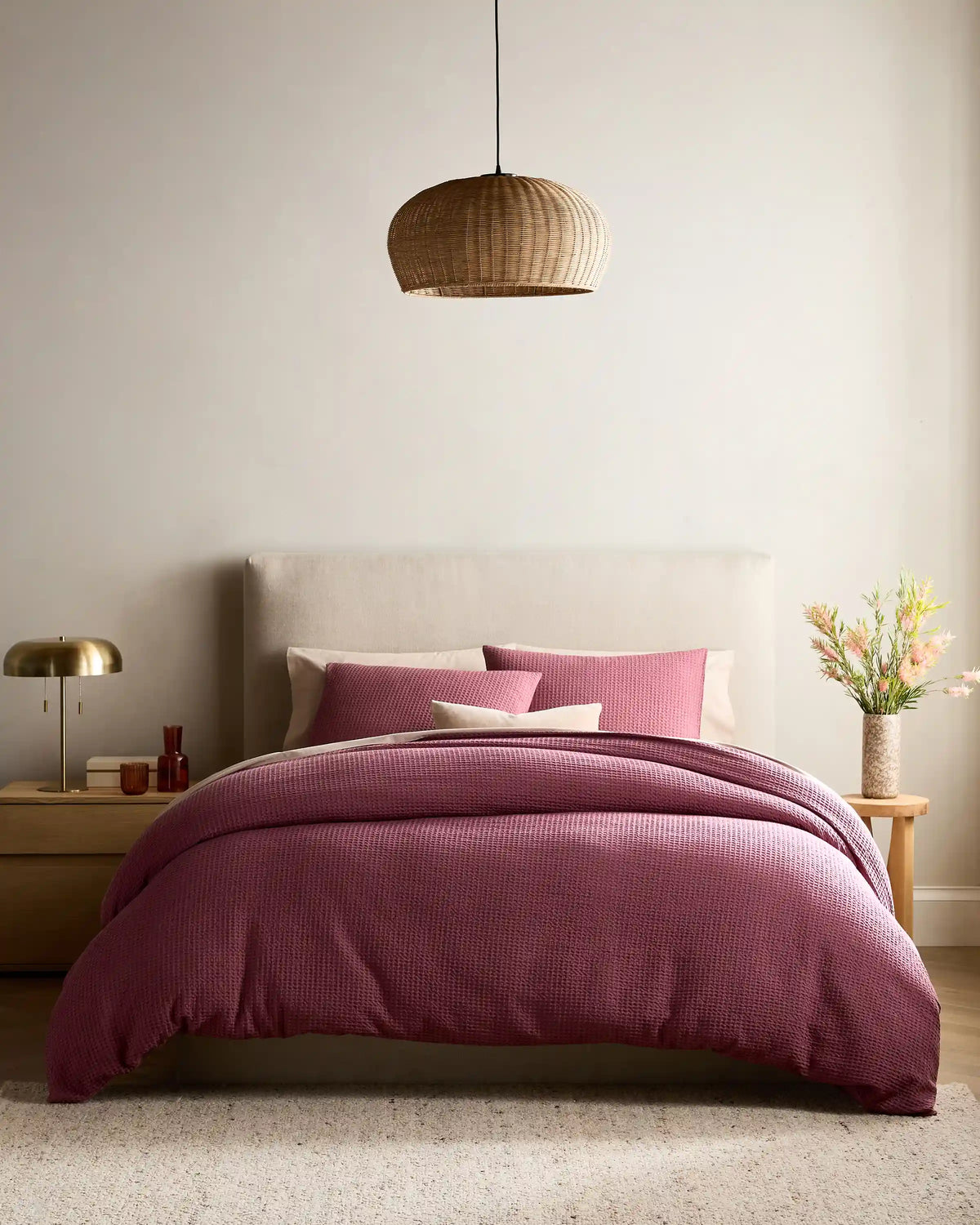 Organic Luxe Honeycomb Duvet Cover Set