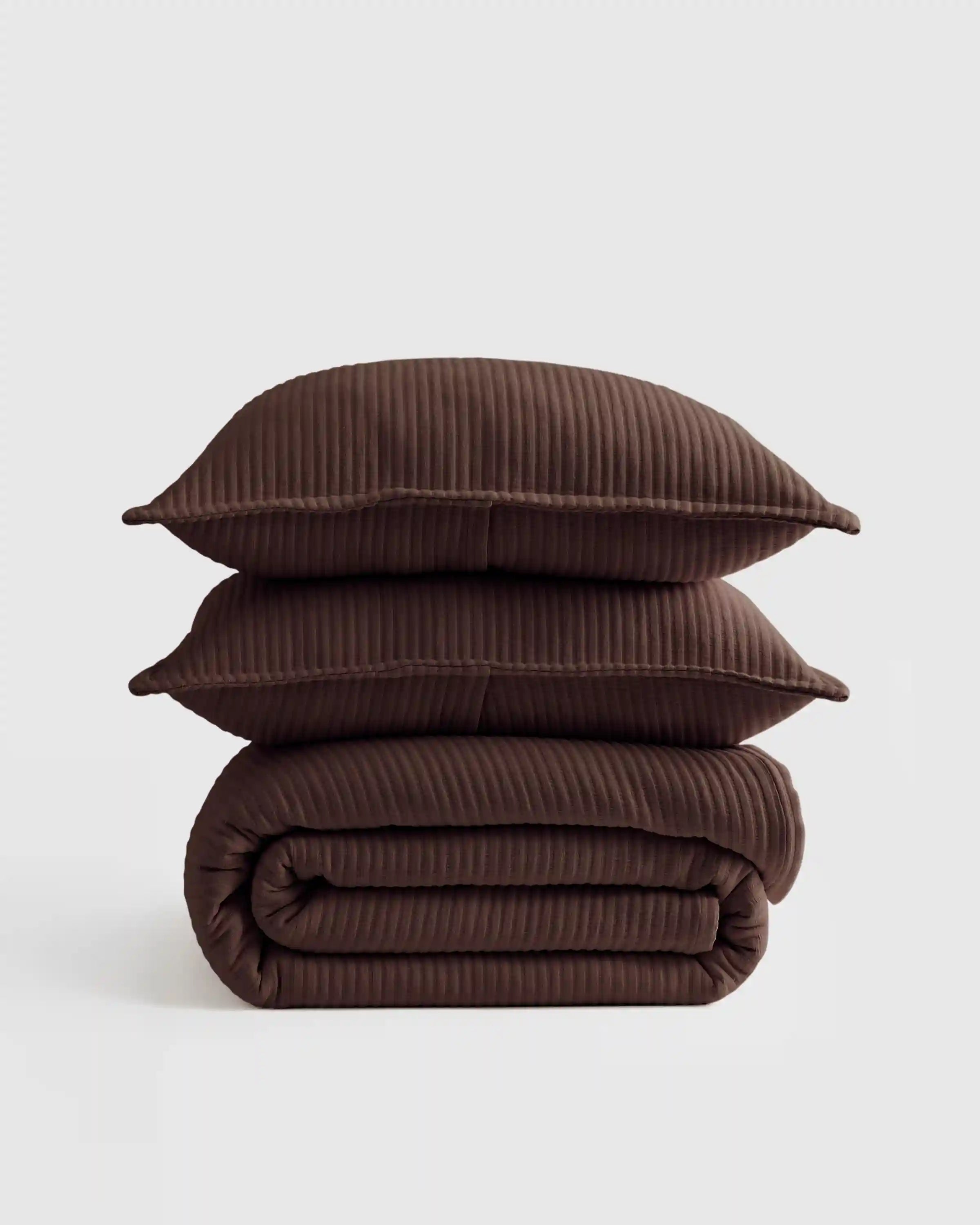 Organic Cotton Matelasse Coverlet Set