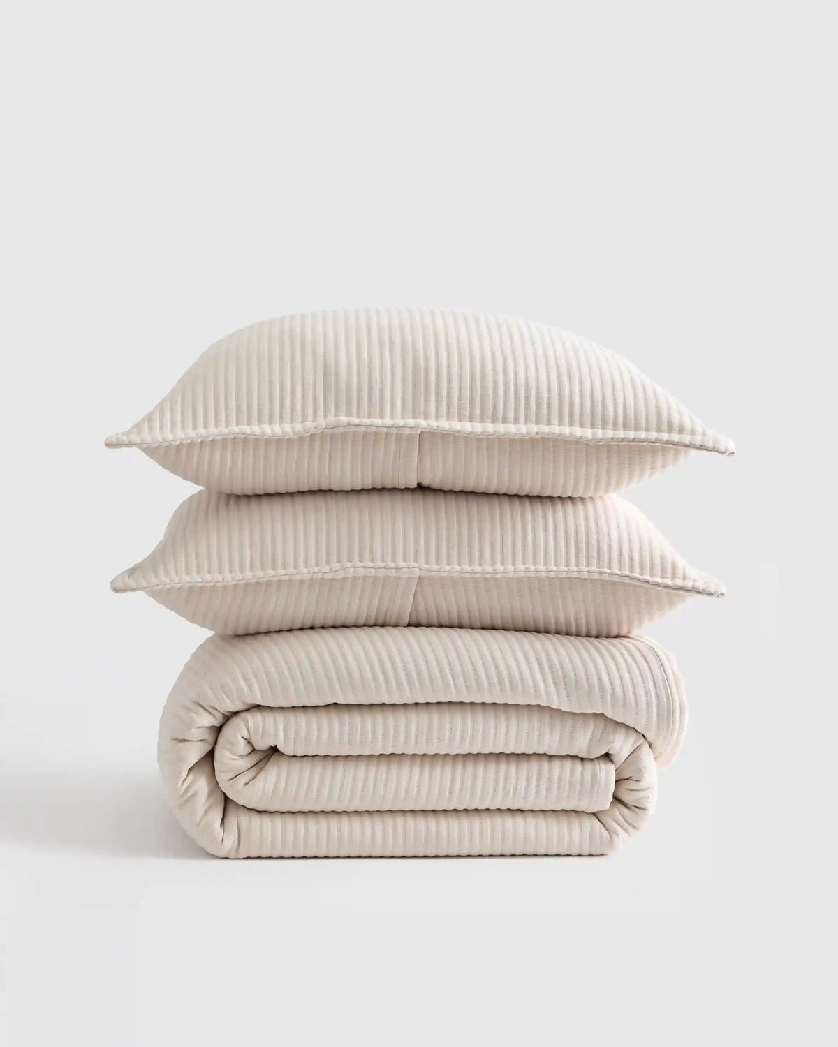 Organic Cotton Matelasse Coverlet Set