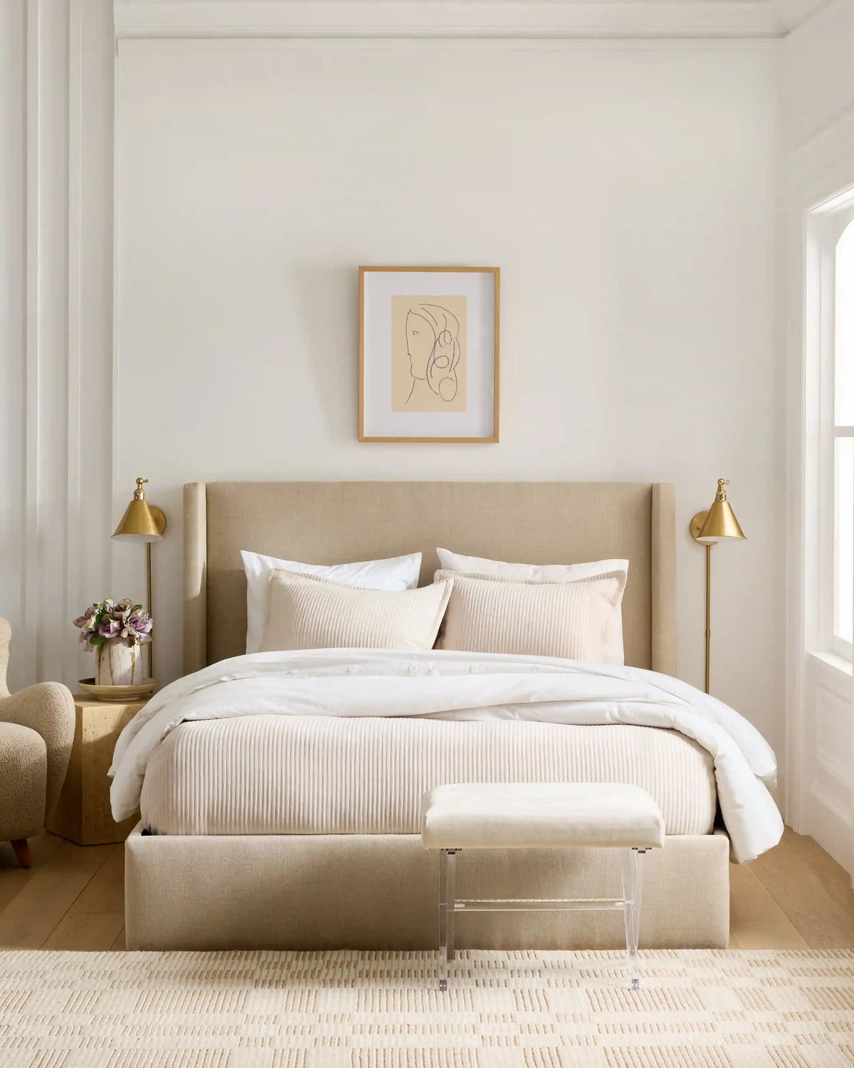 Organic Cotton Matelasse Coverlet Set