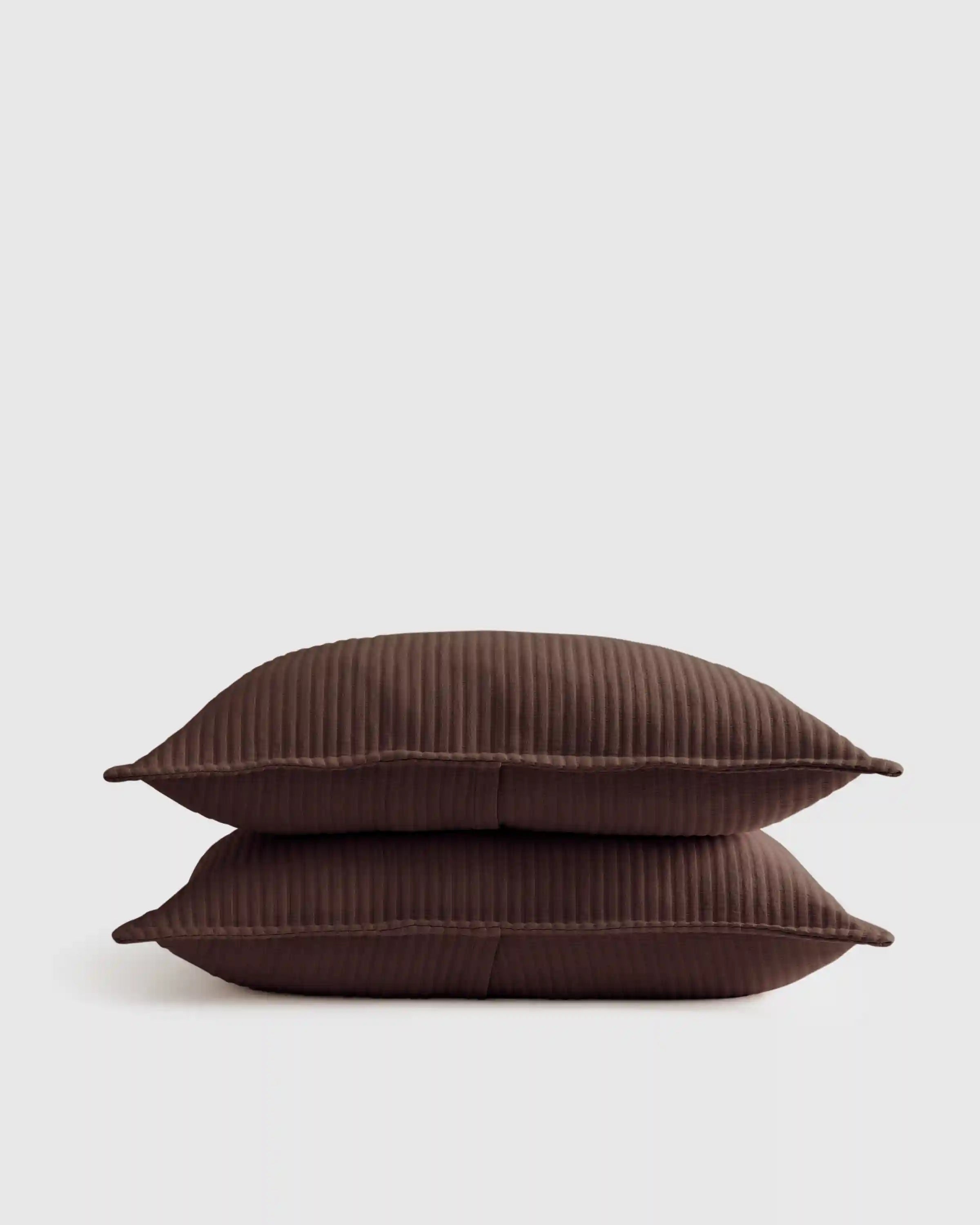 Organic Cotton Matelasse Sham Set