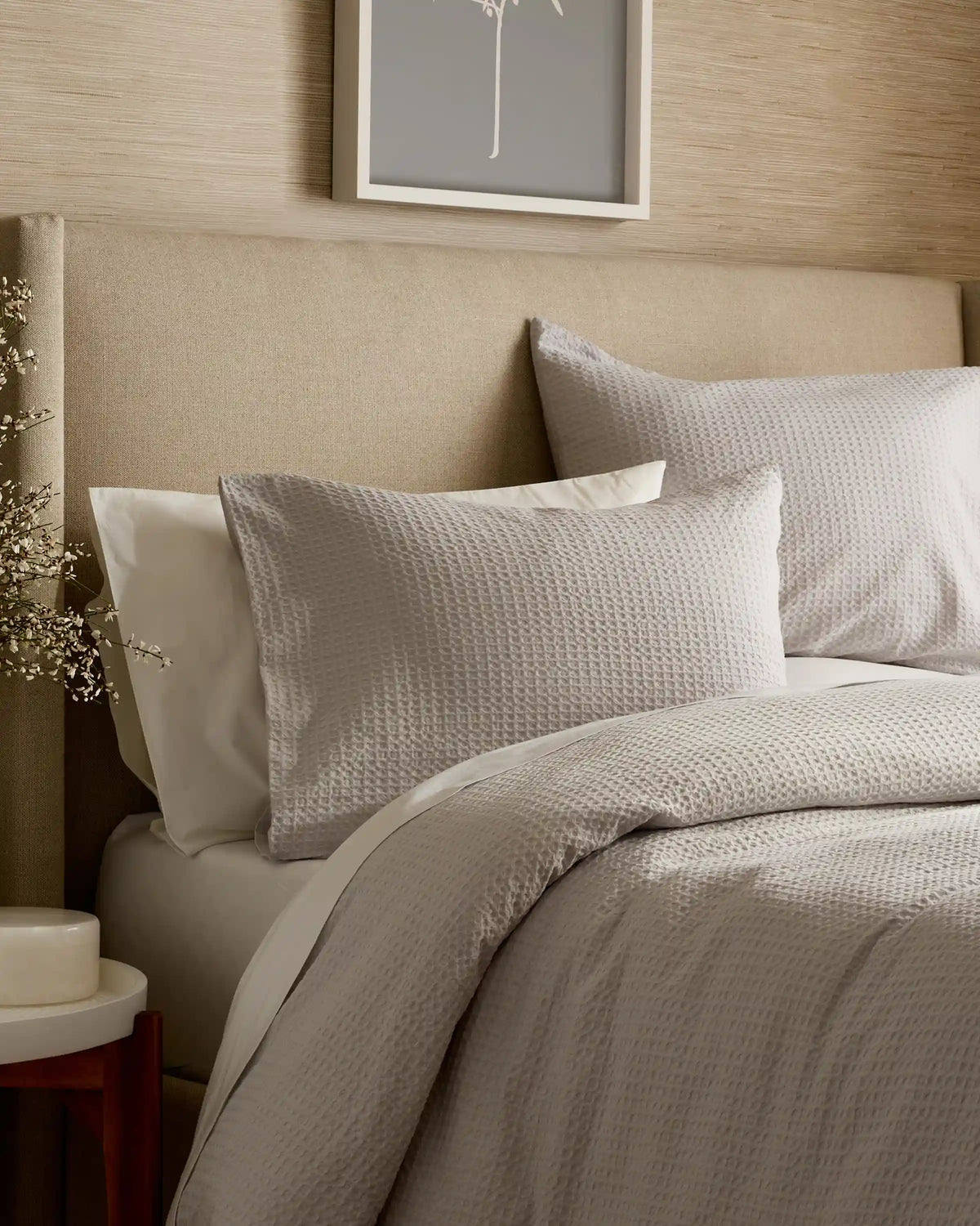 Organic Luxe Honeycomb Duvet Cover Set