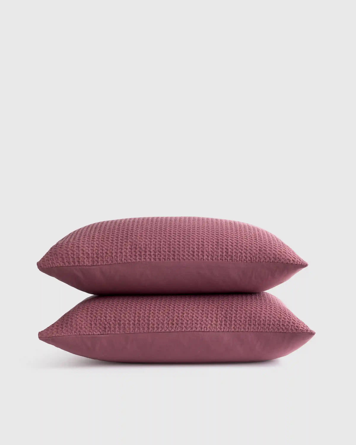 Organic Luxe Honeycomb Sham Set