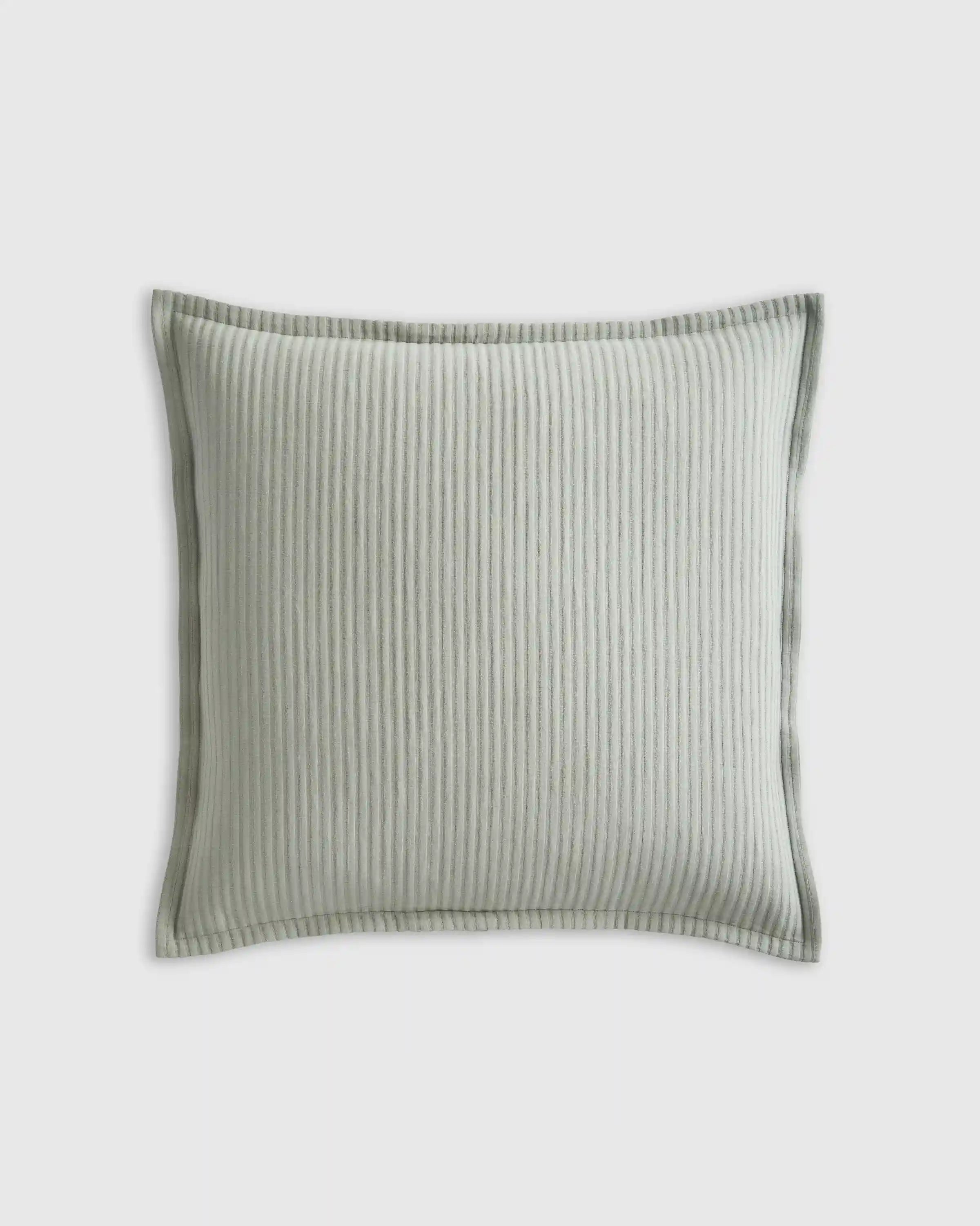 Organic Cotton Matelasse Euro Sham