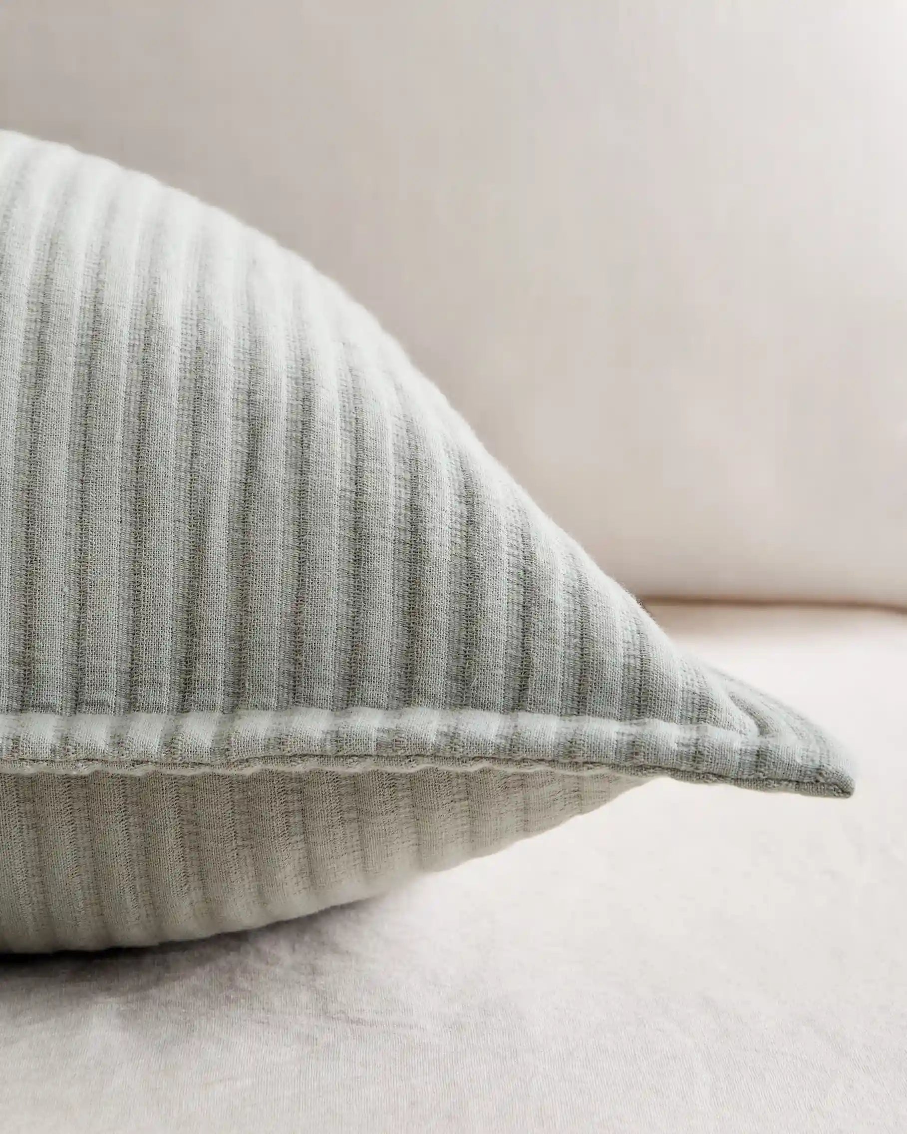 Organic Cotton Matelasse Euro Sham