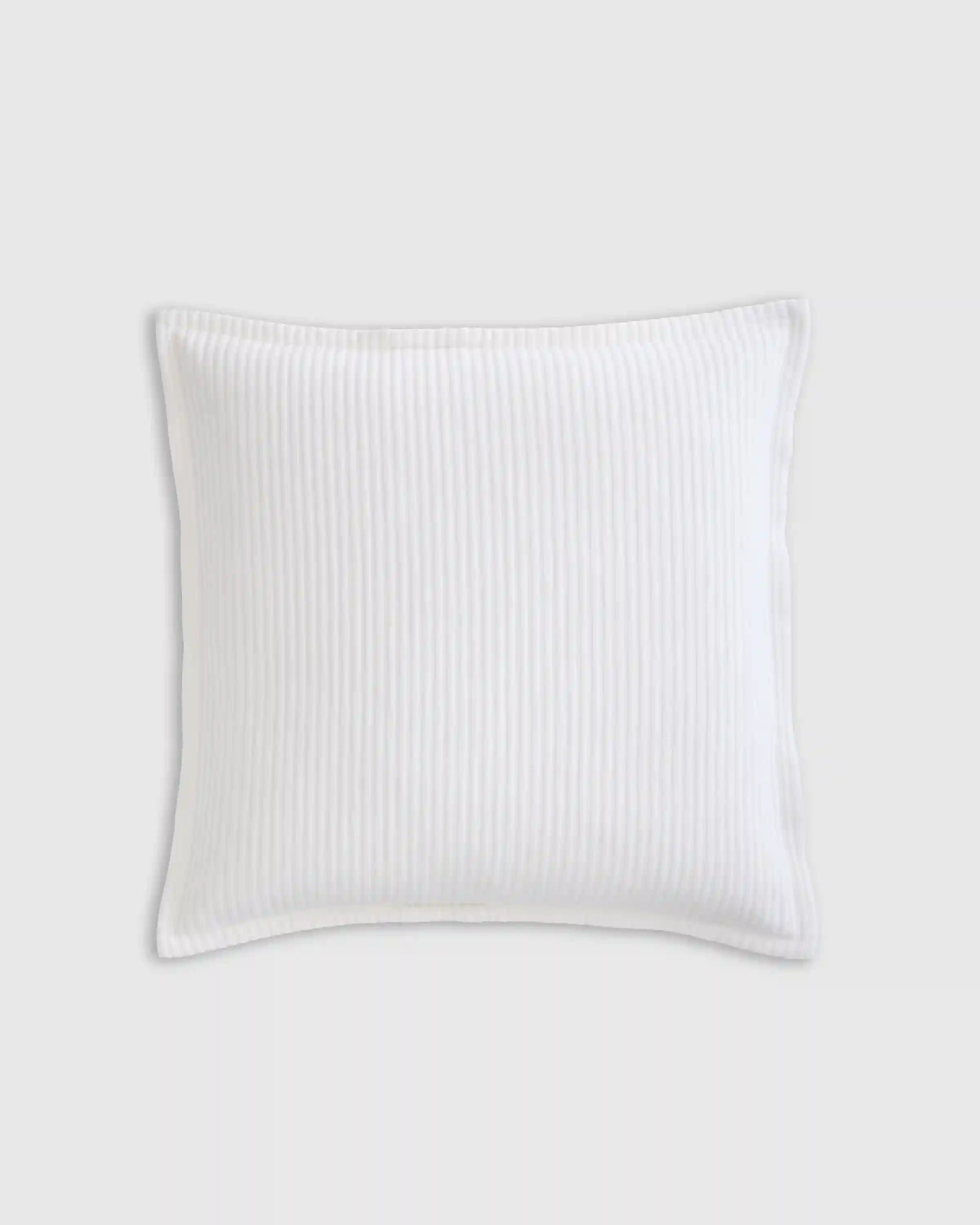 Organic Cotton Matelasse Euro Sham