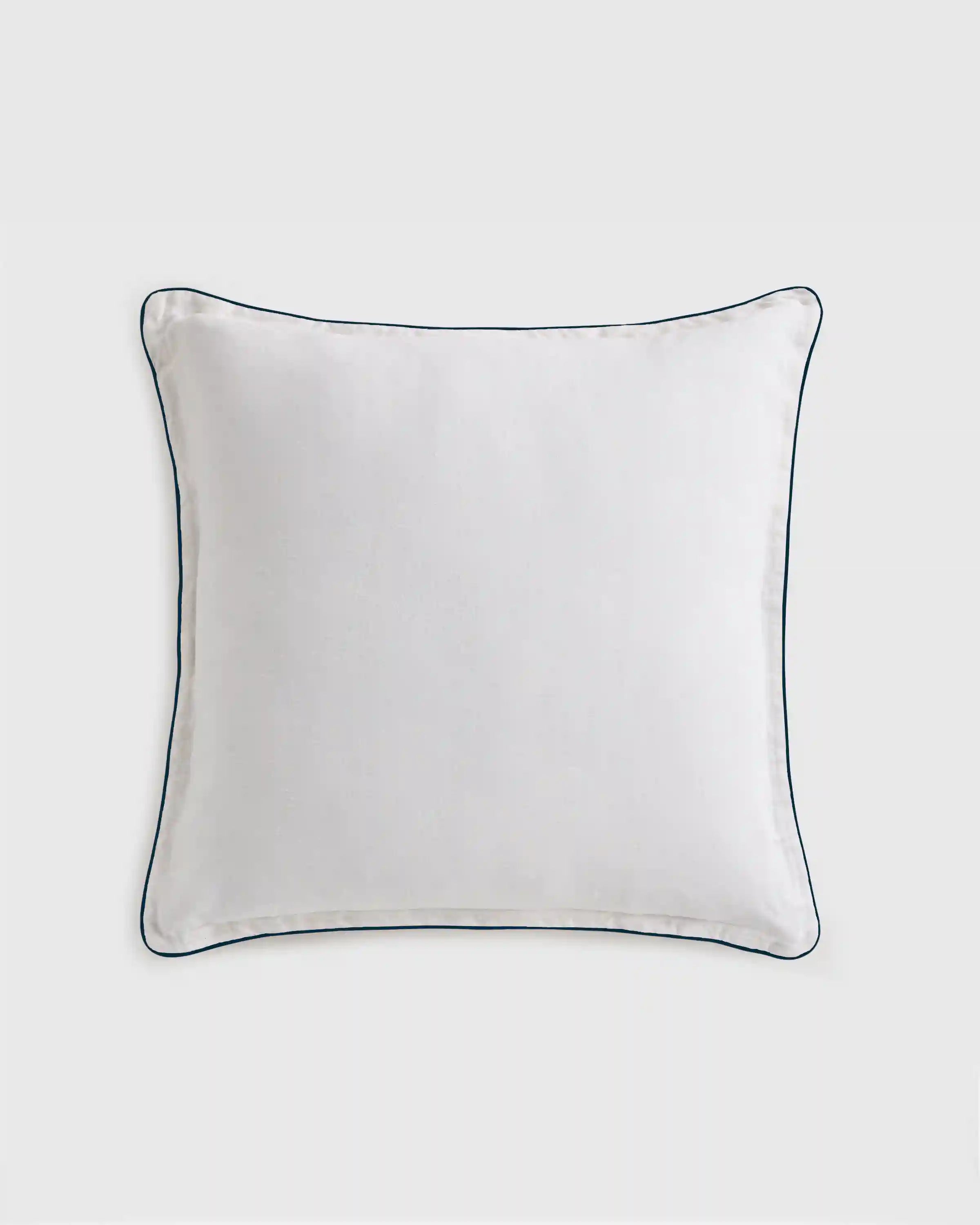 European Linen Piped Euro Sham