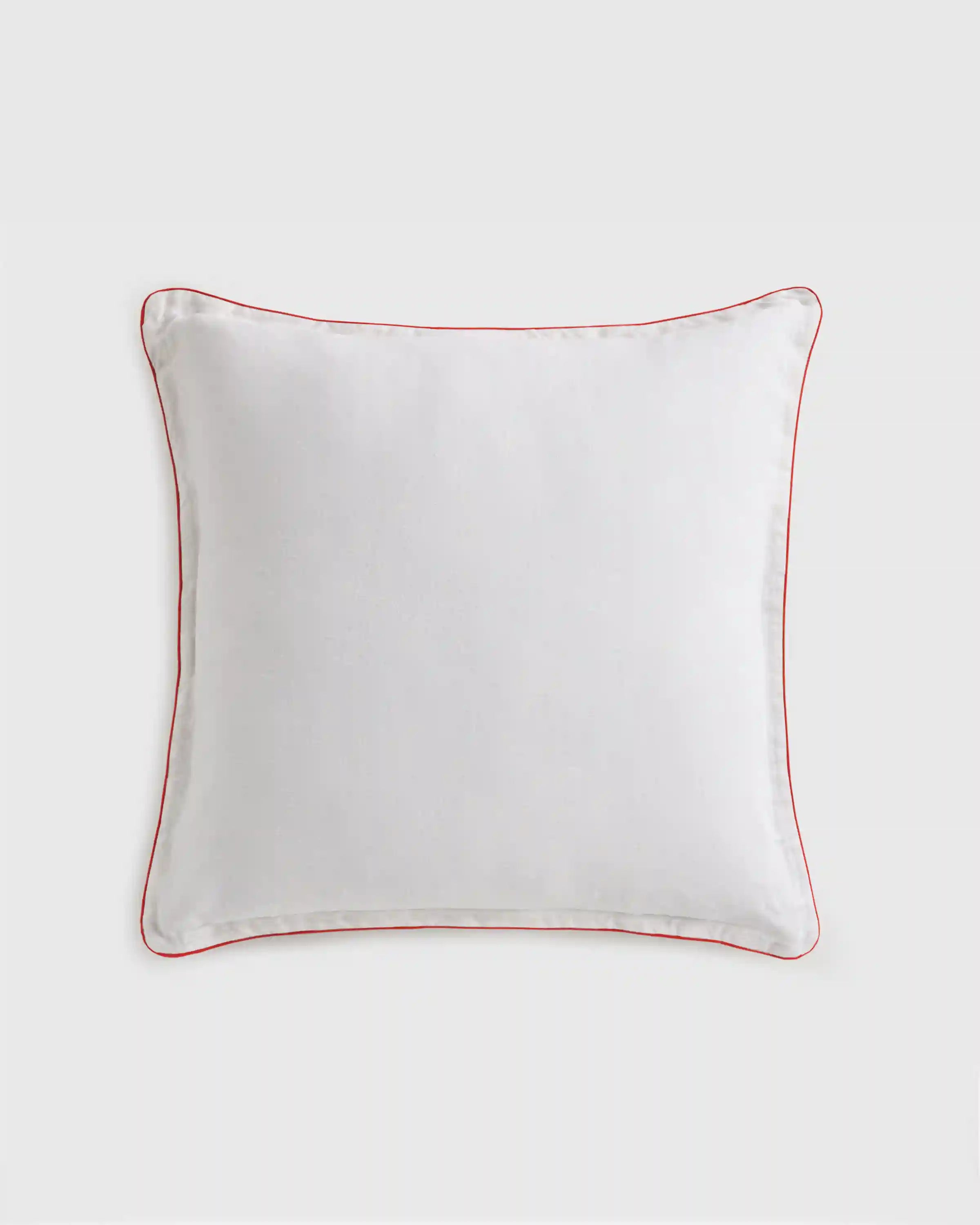 European Linen Piped Euro Sham