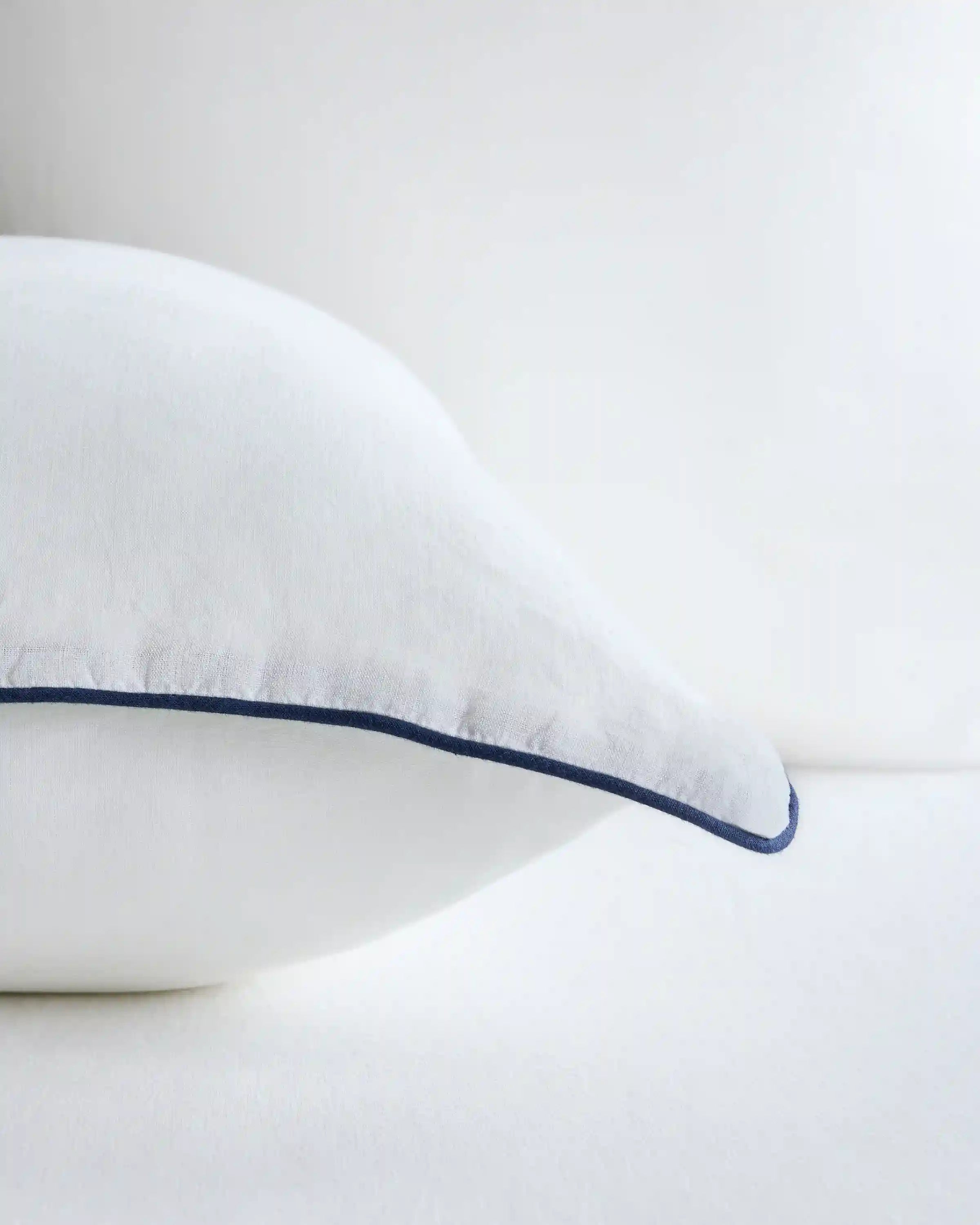 European Linen Piped Euro Sham