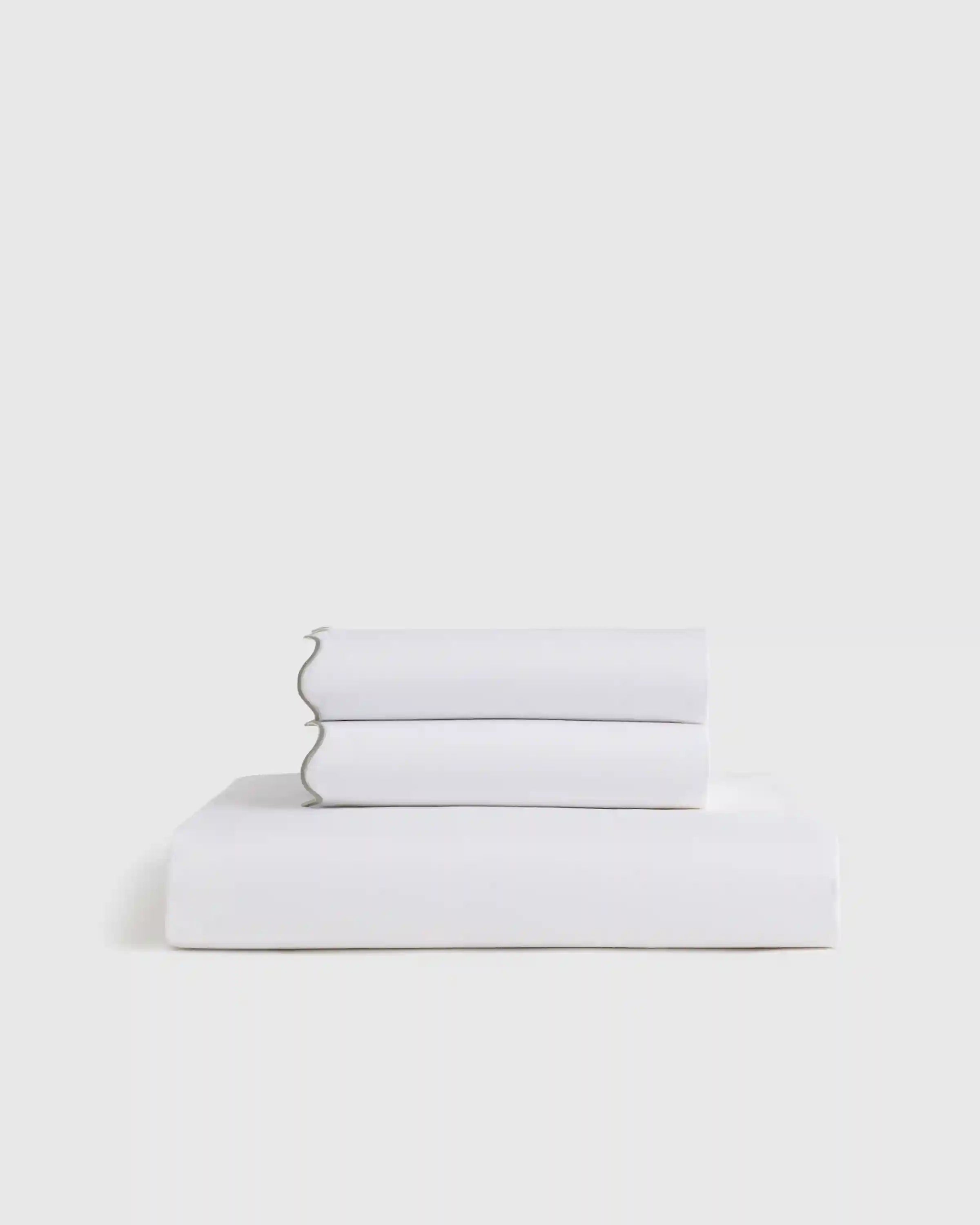 Organic Crisp Percale Fitted Sheet Set