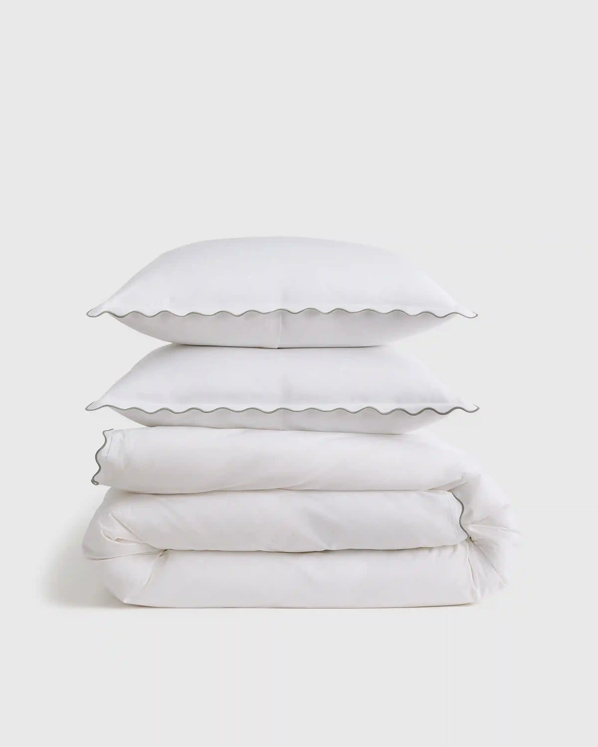 Organic Crisp Percale Duvet Cover Set
