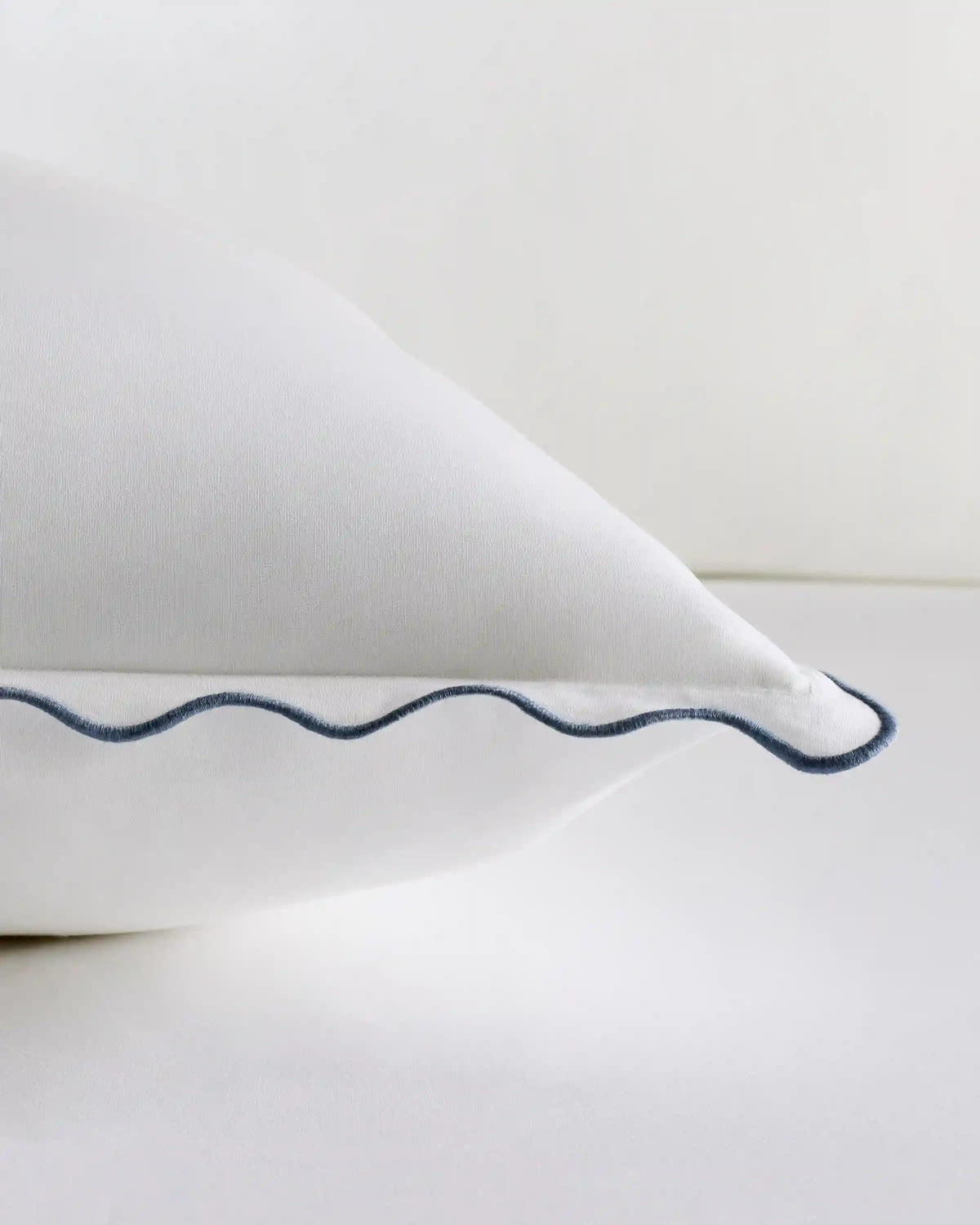 Organic Crisp Percale Scallop Euro Sham