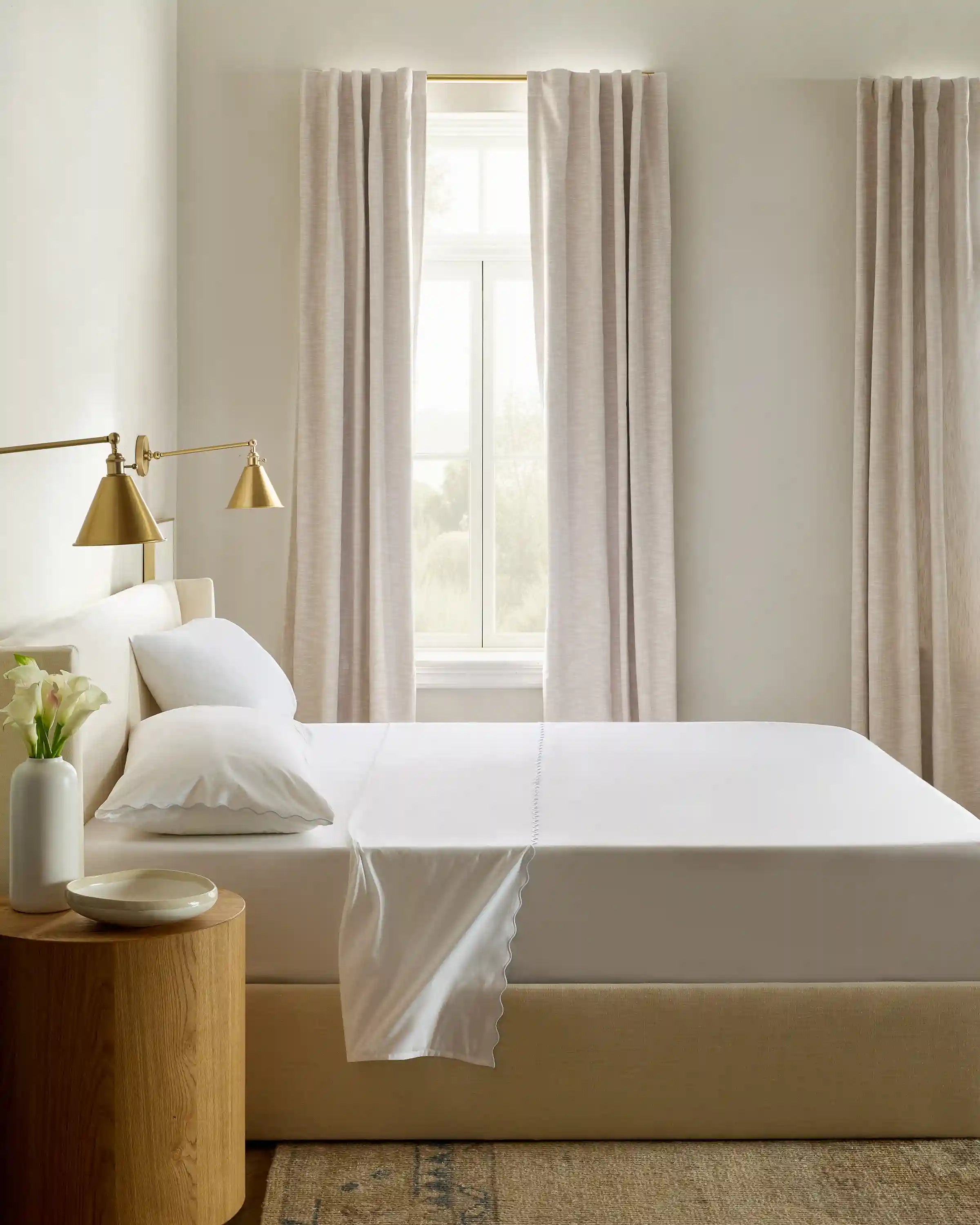 Organic Crisp Percale Pillowcase Set
