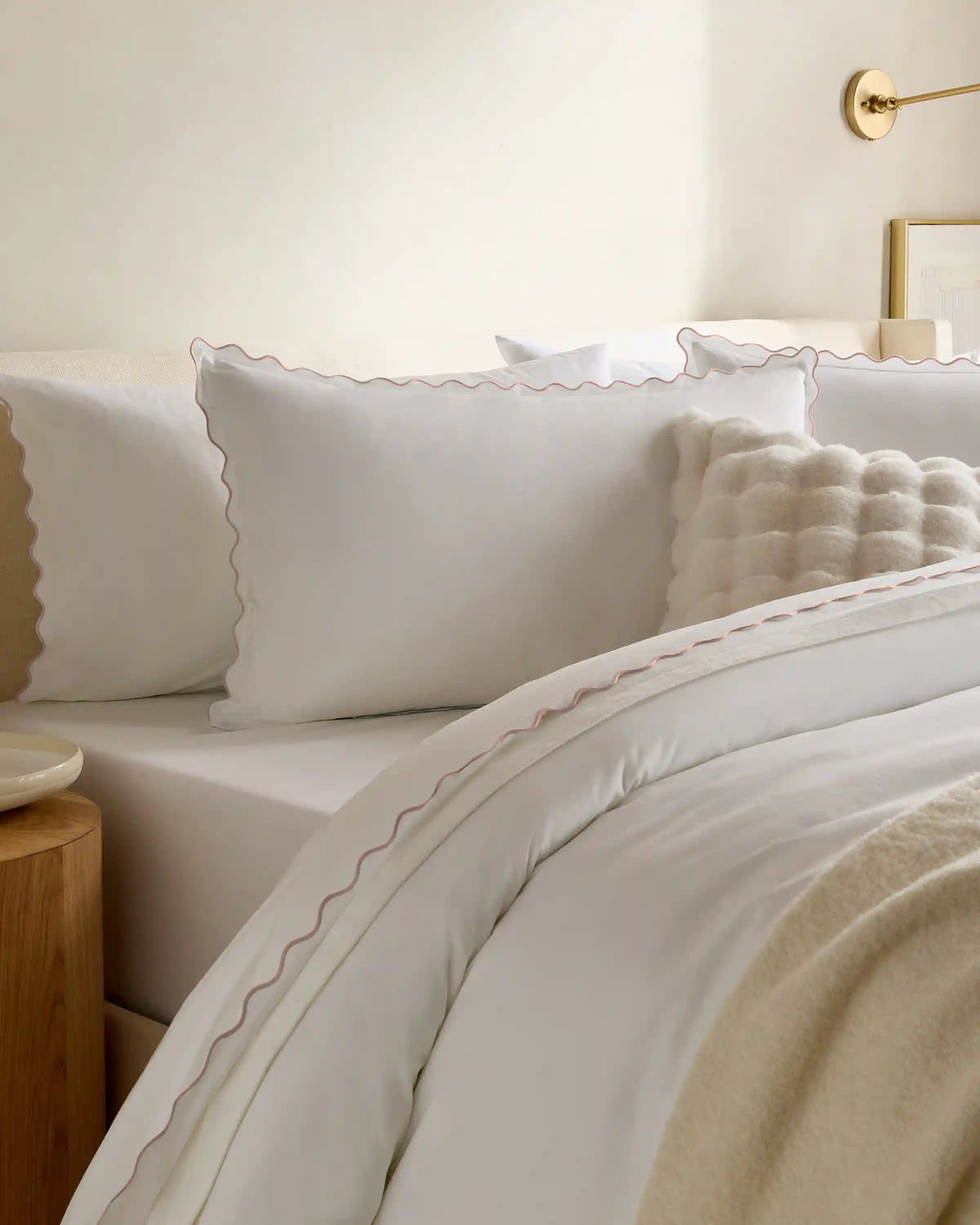 Organic Crisp Percale Duvet Cover Set