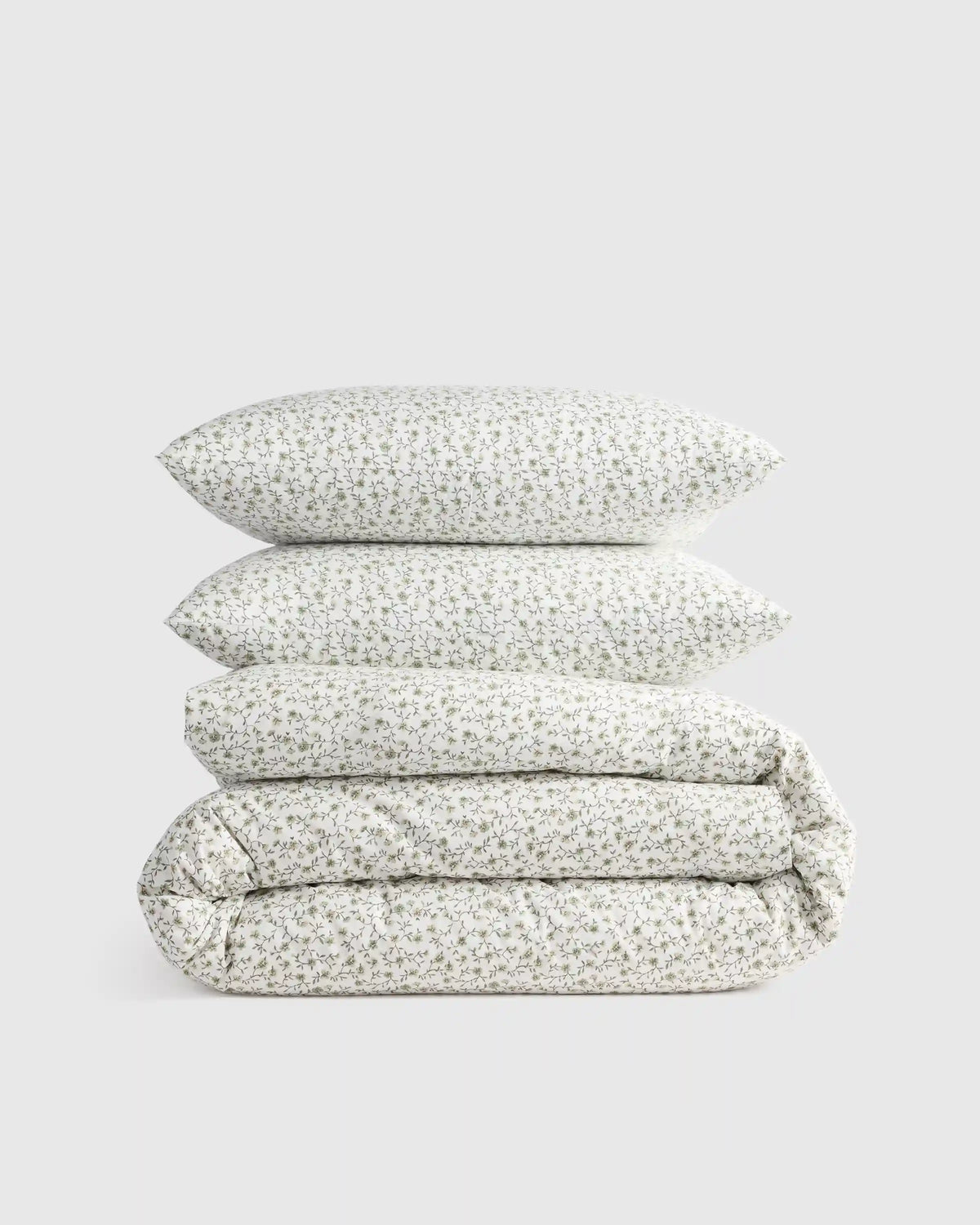 Organic Crisp Percale Duvet Cover Set