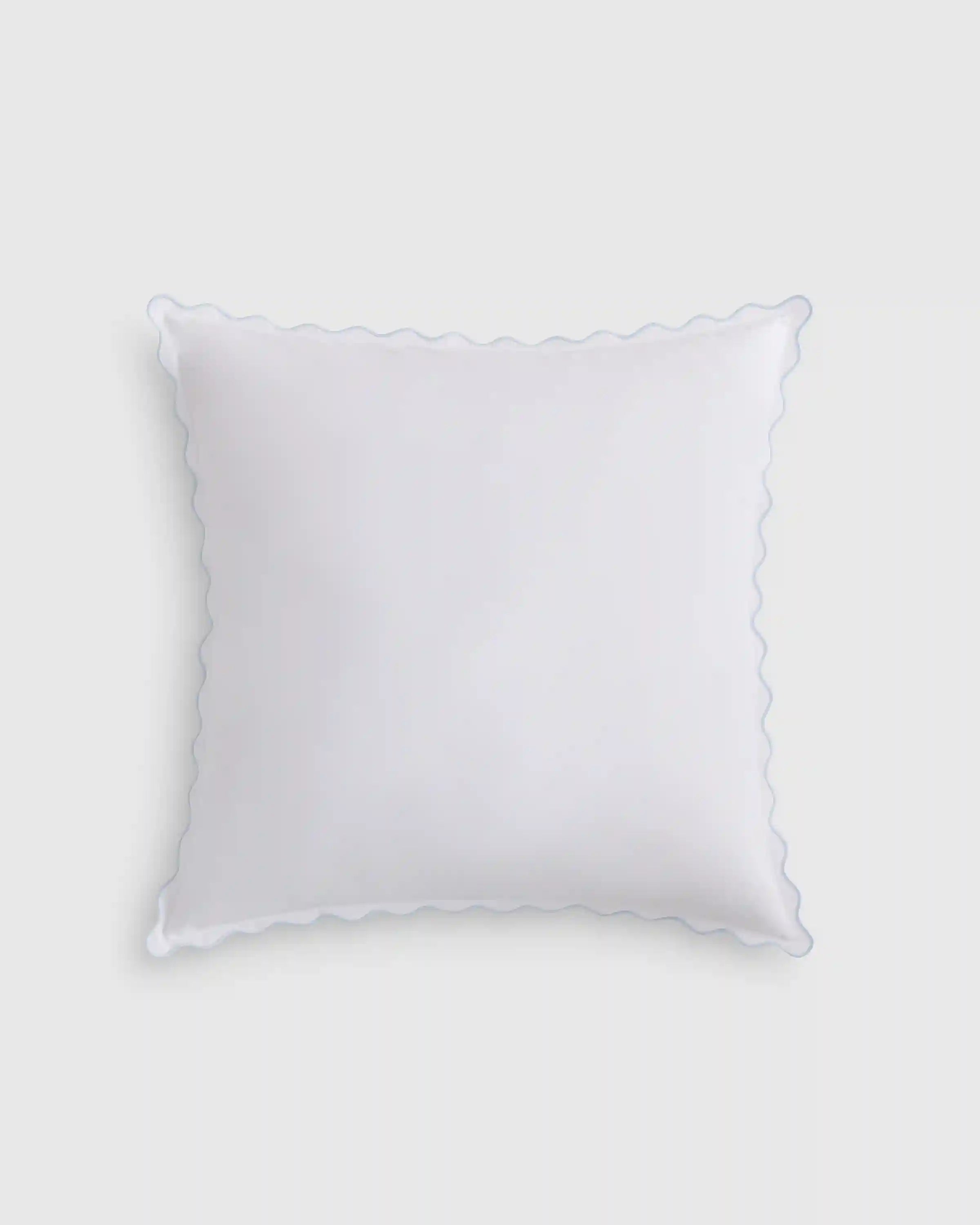 Organic Crisp Percale Scallop Euro Sham