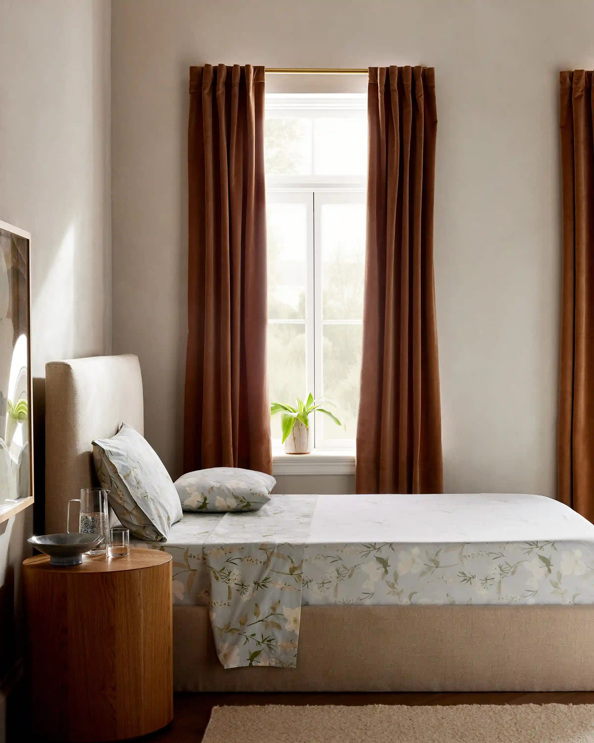 Organic Crisp Percale Sheet Set