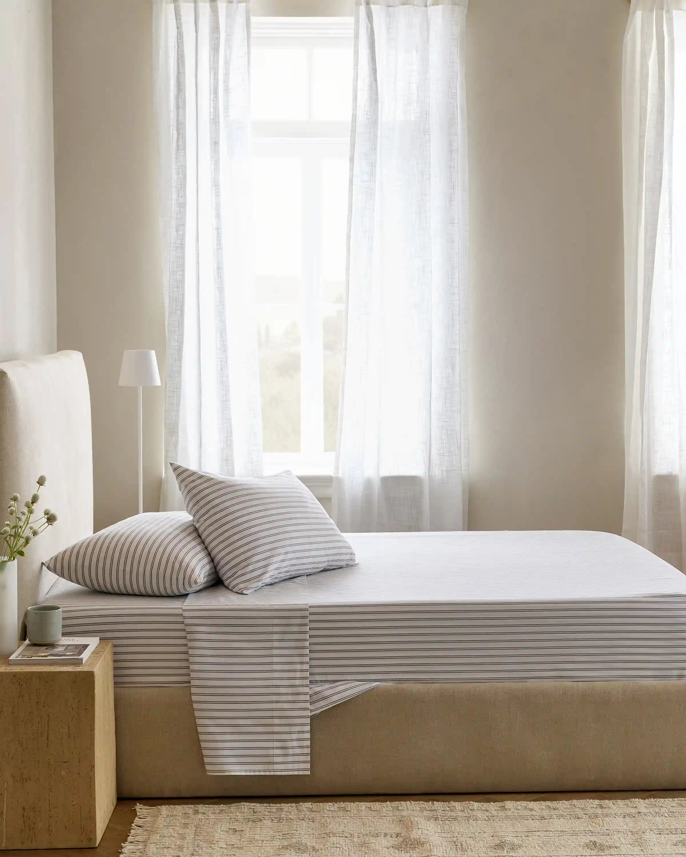 Organic Crisp Percale Sheet Set