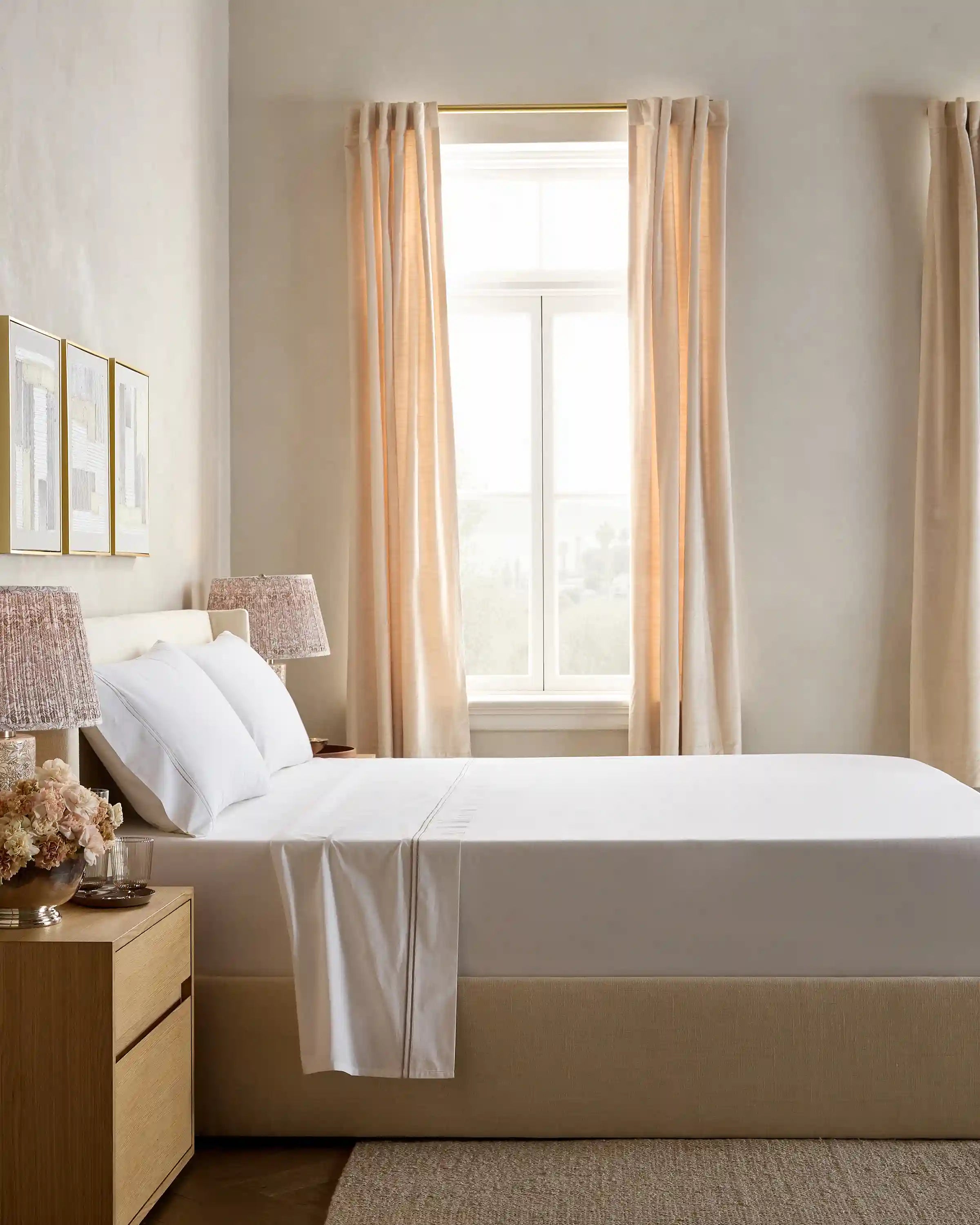 Organic Crisp Percale Sheet Set